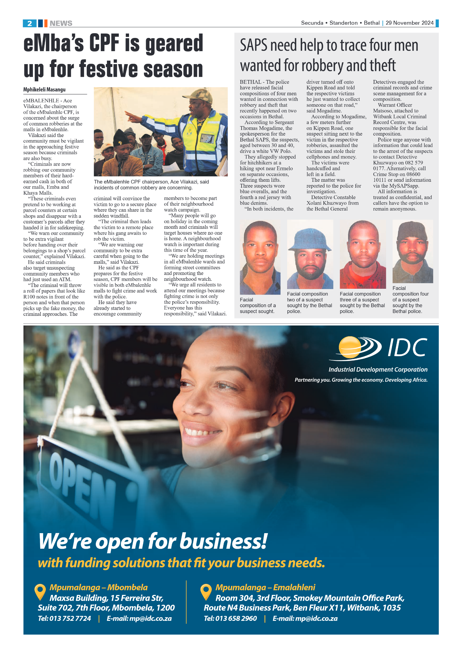 Ridge Times 29 November 2024 page 2