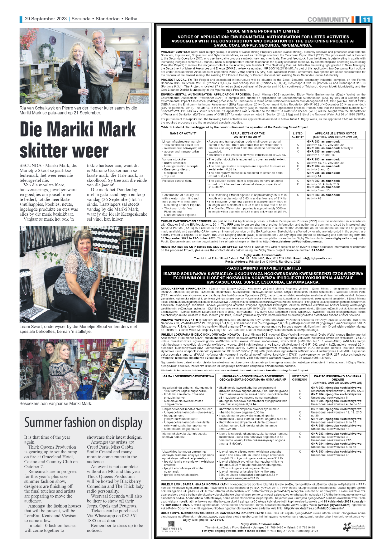 Ridge Times 29 September 2023 page 11
