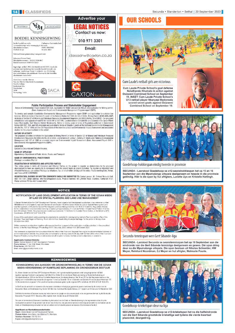 Ridge Times 29 September 2023 page 14