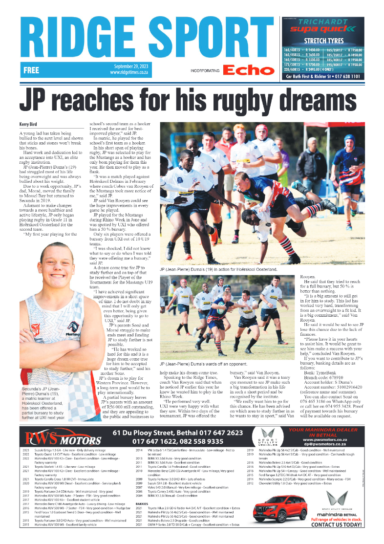 Ridge Times 29 September 2023 page 16