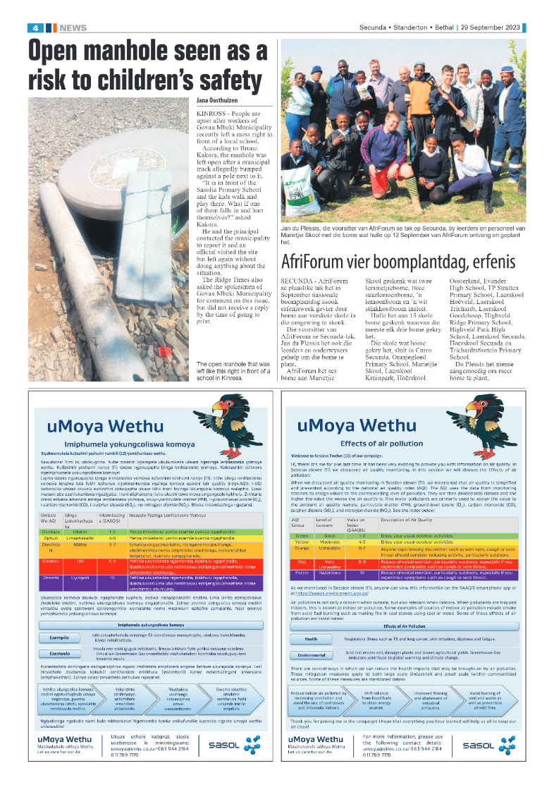 Ridge Times 29 September 2023 page 4