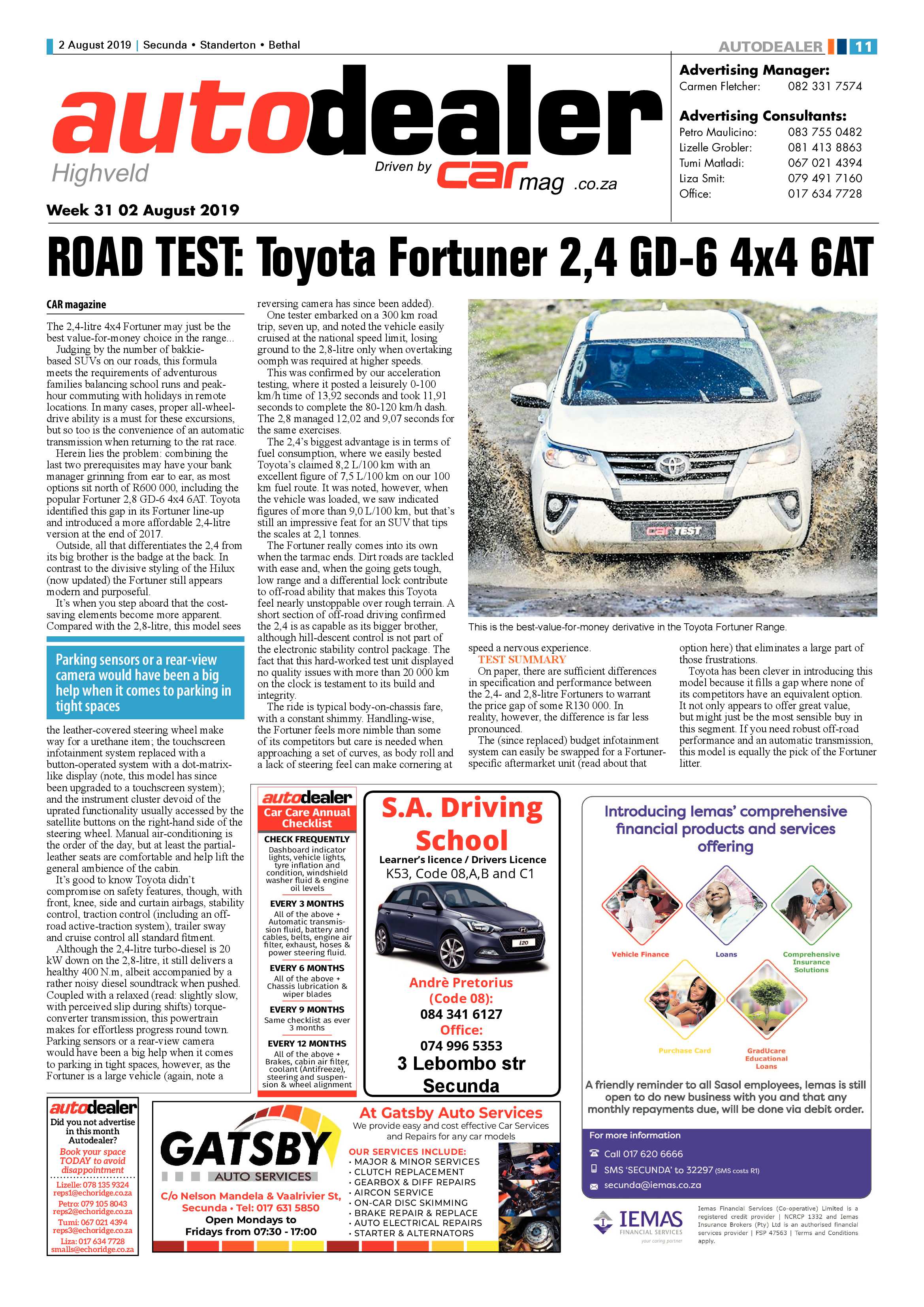 Ridge Times 2 August 2019 page 11