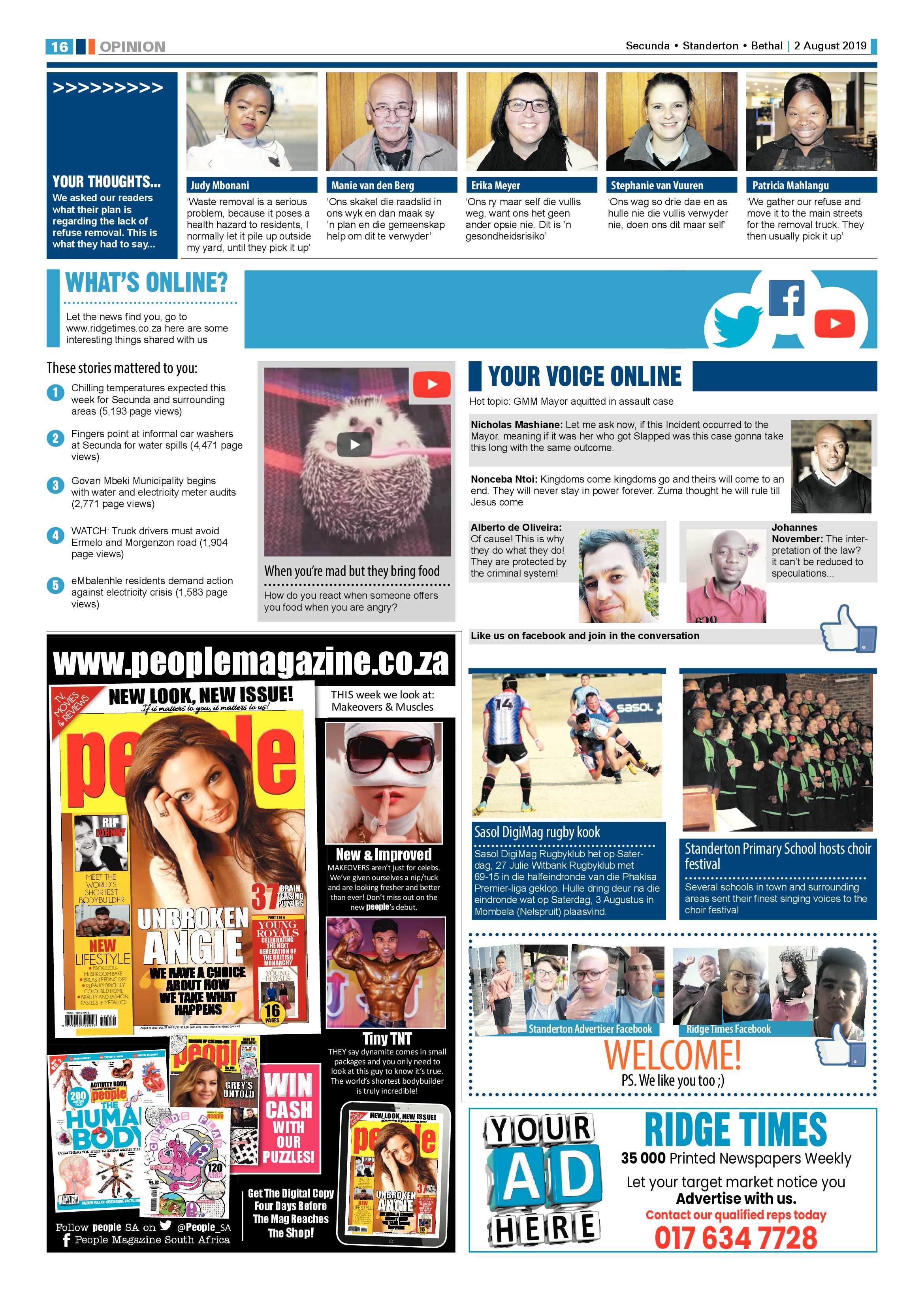 Ridge Times 2 August 2019 page 16