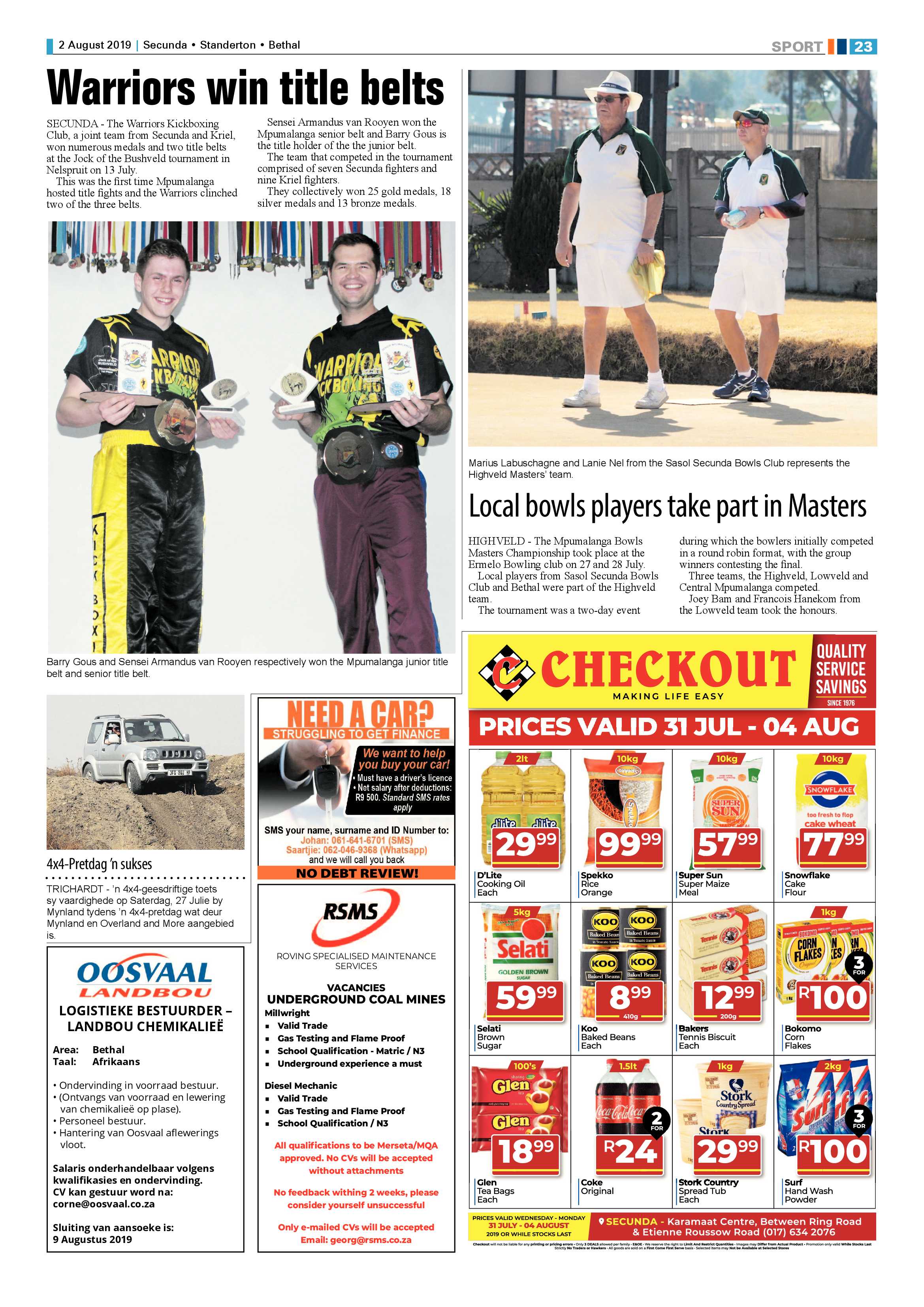 Ridge Times 2 August 2019 page 23