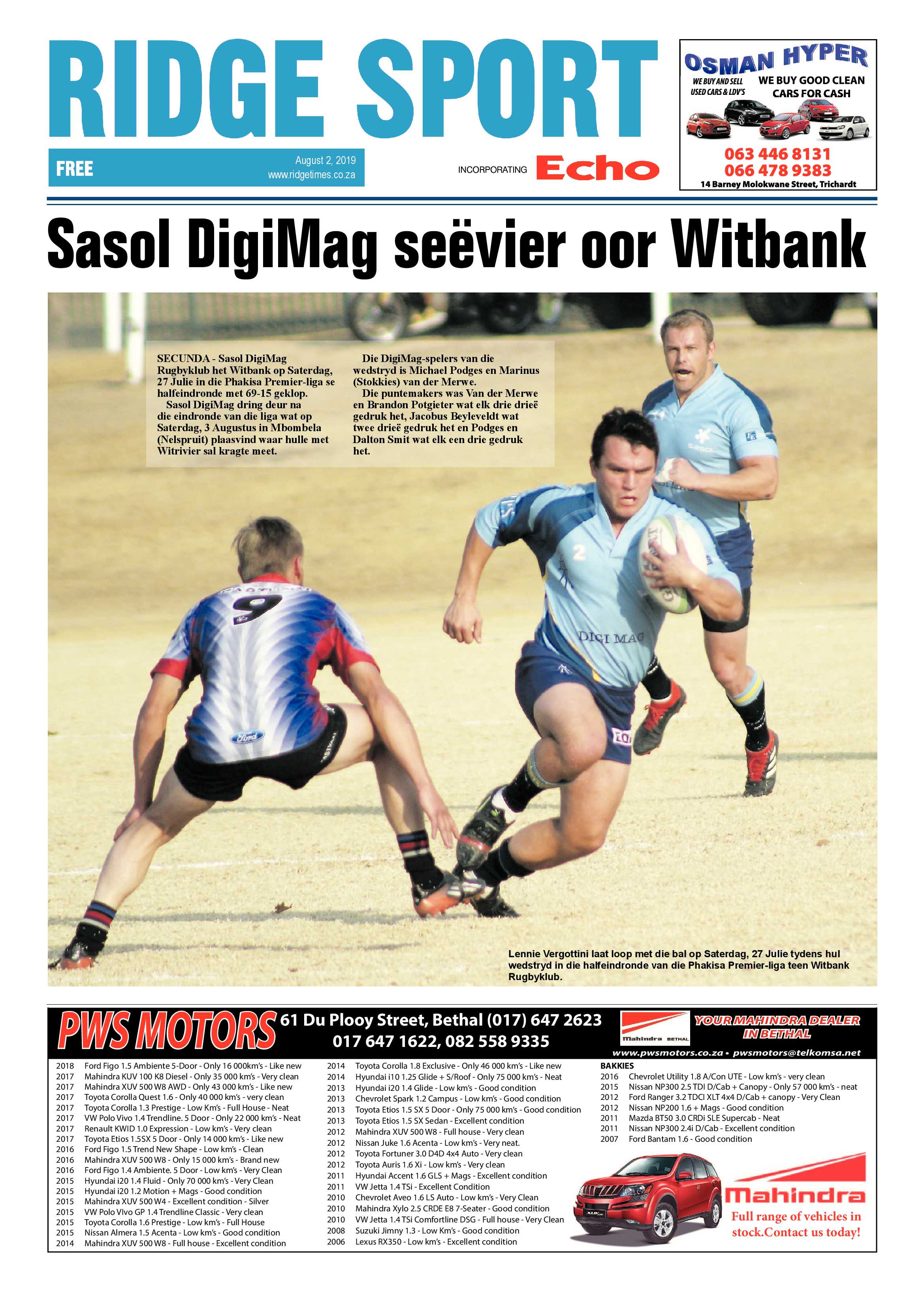 Ridge Times 2 August 2019 page 24