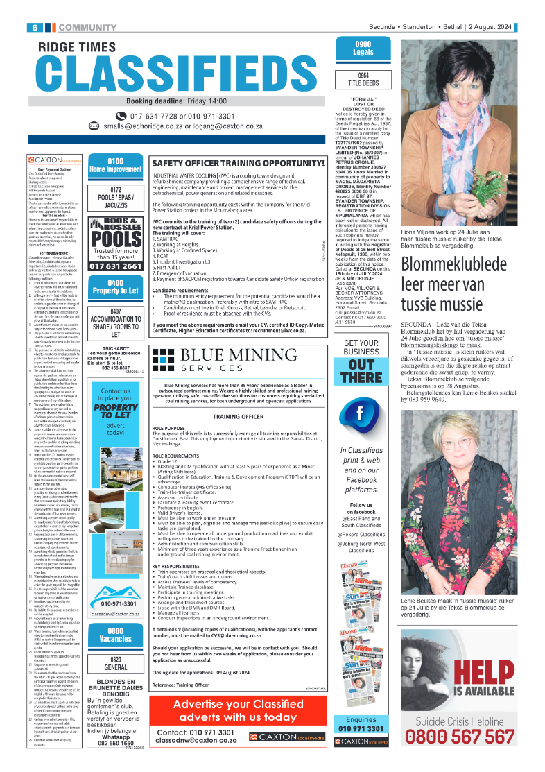Ridge Times 2 August 2024 page 6