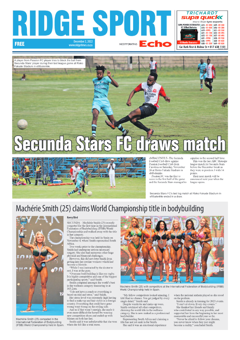 Ridge Times 2 Dec 2022 page 8