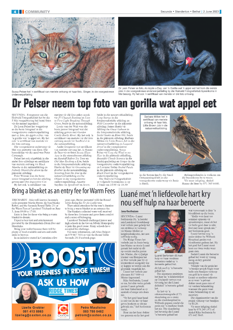 Ridge Times 2 June 2023 page 4