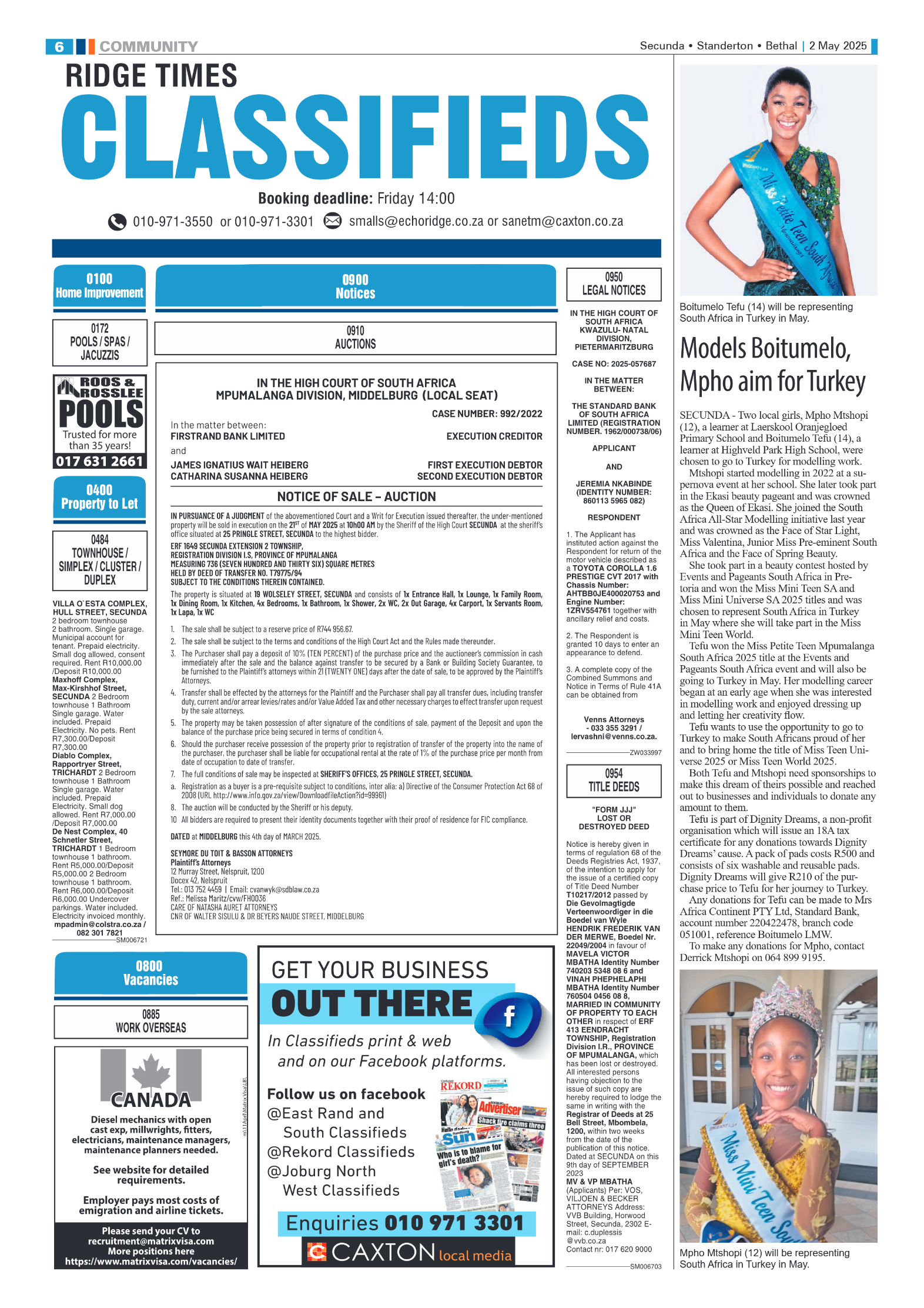 Ridge Times 2 May 2025 page 6