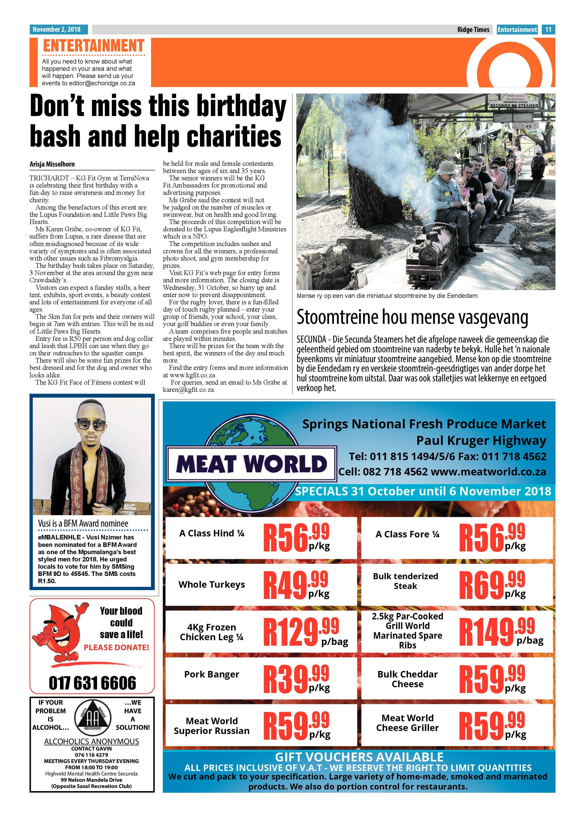 Ridge Times 2 November 2018 page 11