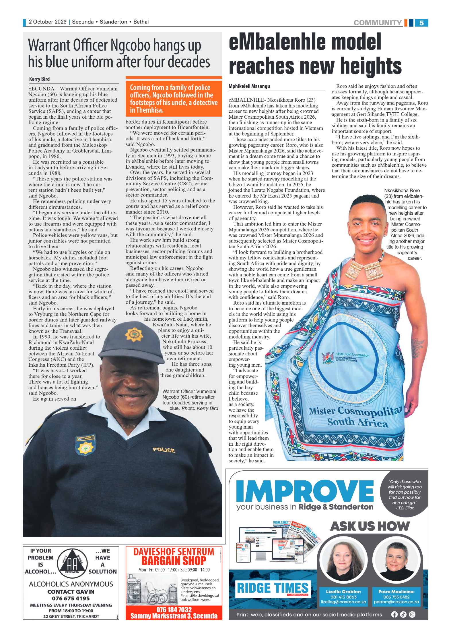Ridge Times 2 October 2026 page 5