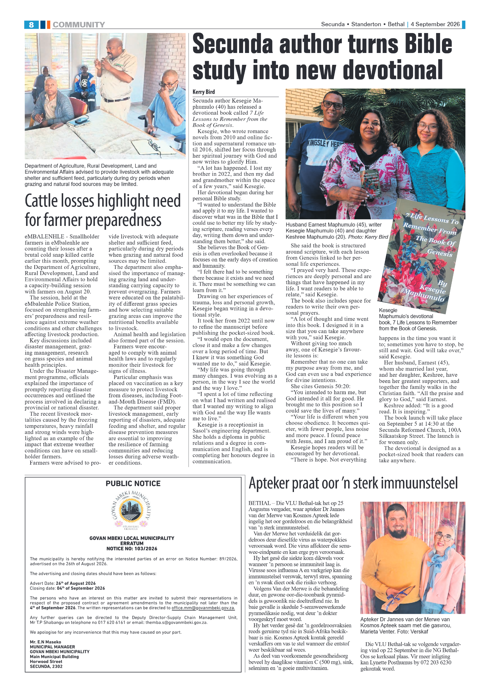 Ridge Times 2 September 2026 page 8