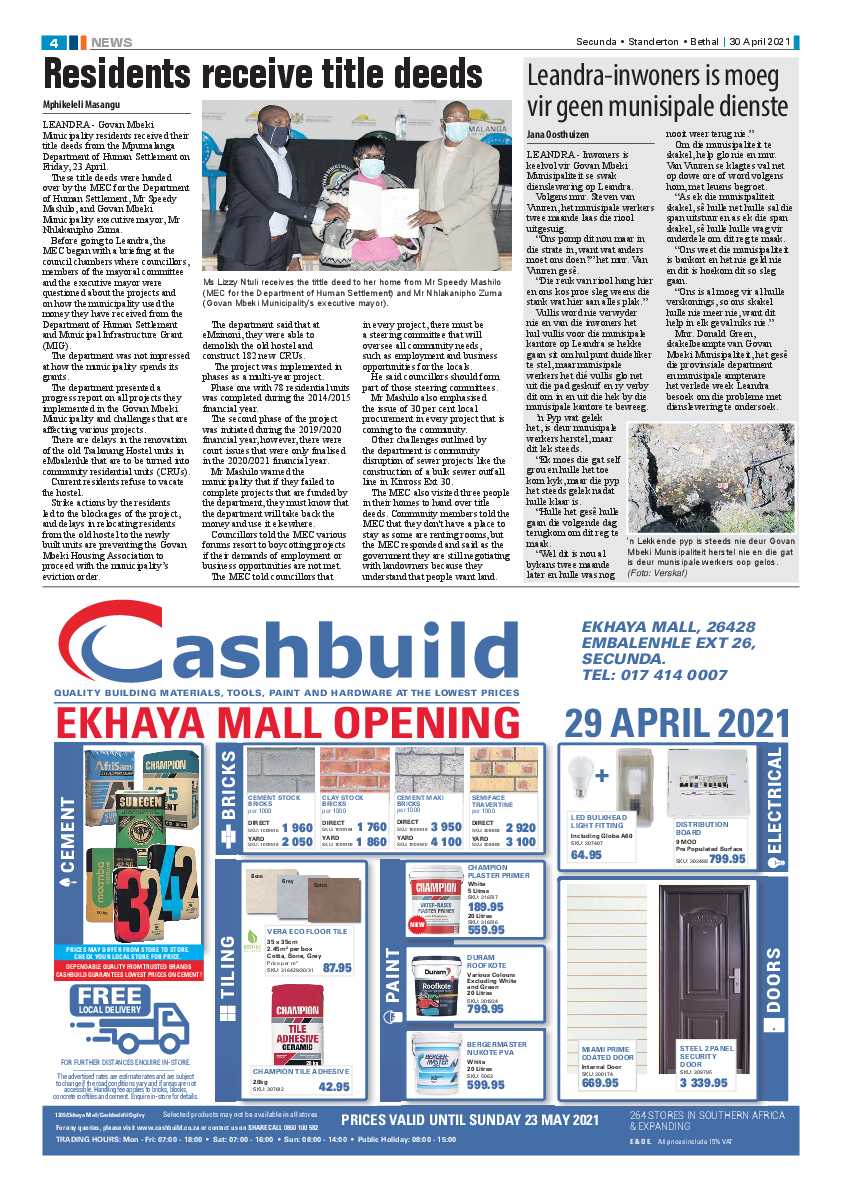 Ridge Times 30 April 2021 page 4
