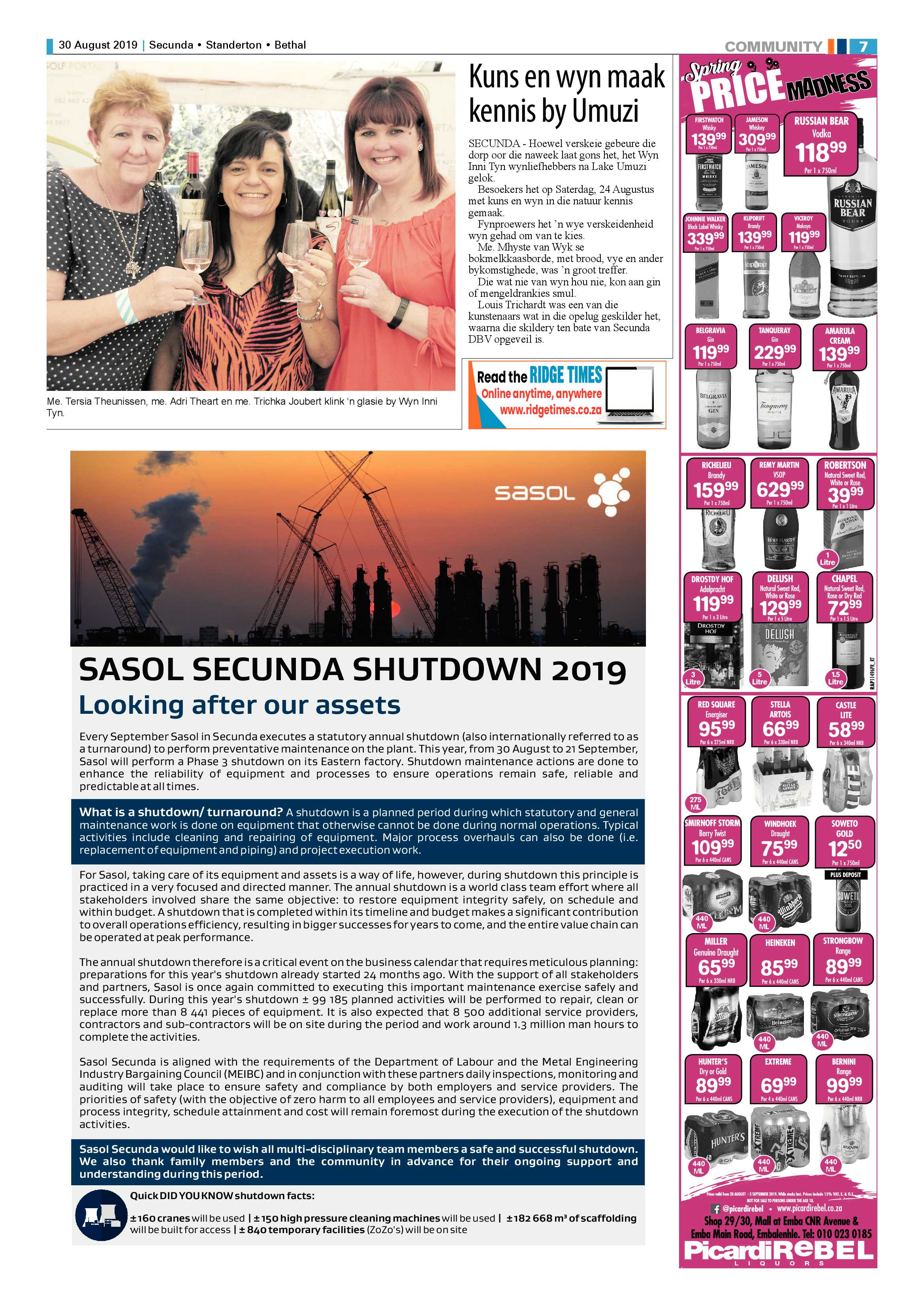 Ridge Times 30 August 2019 page 7
