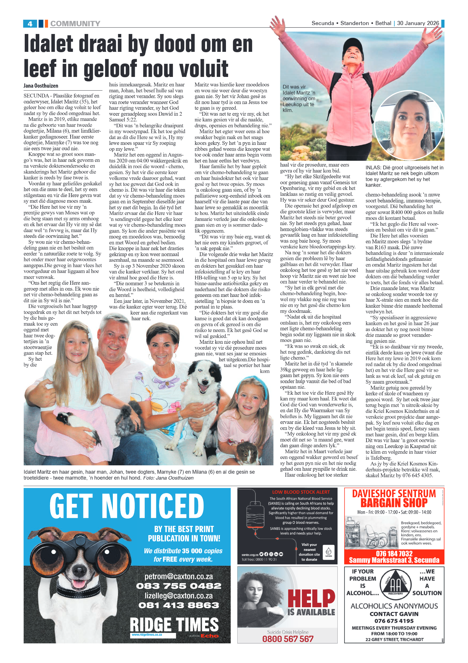 Ridge Times 30 January 2026 page 4