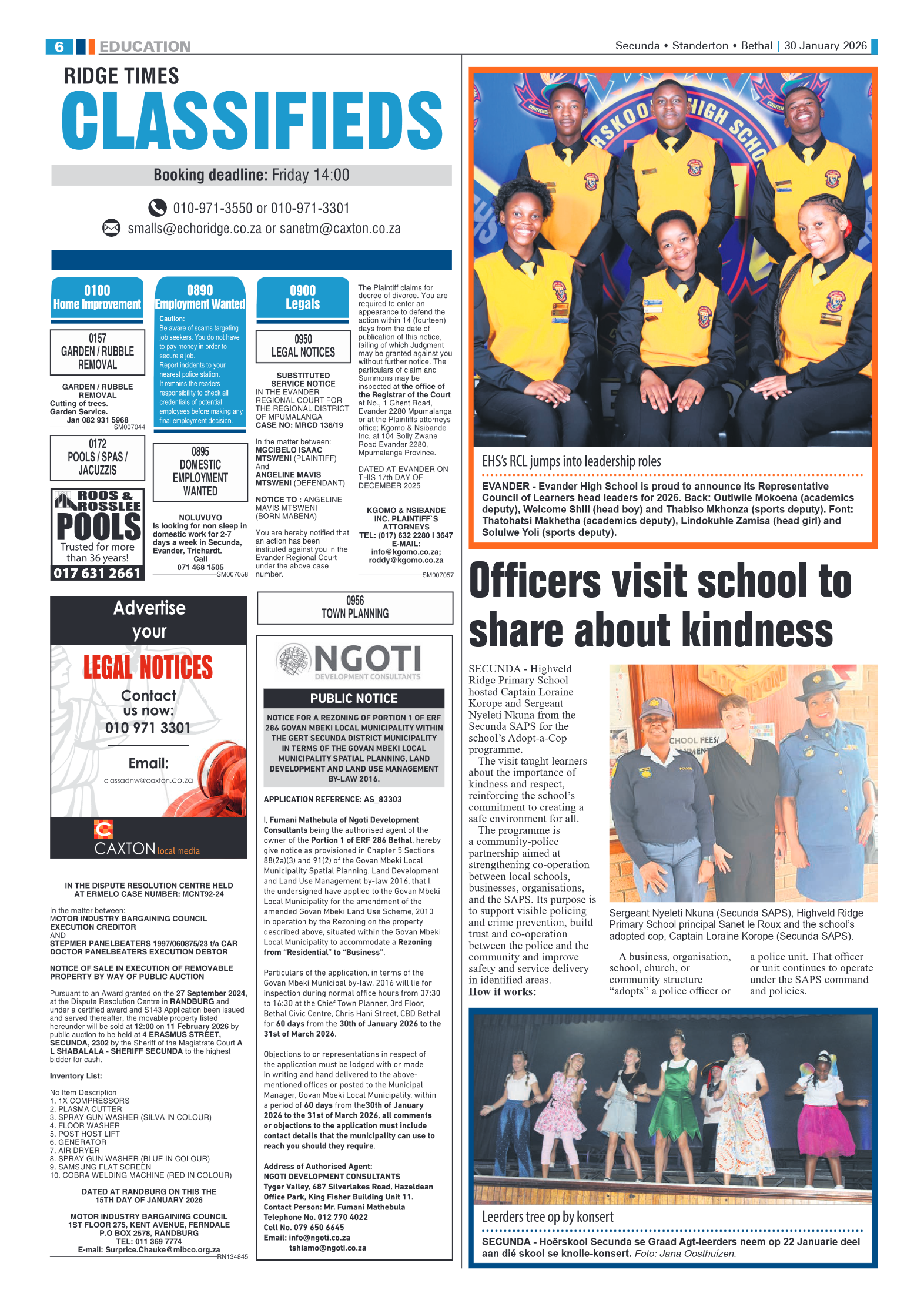 Ridge Times 30 January 2026 page 6