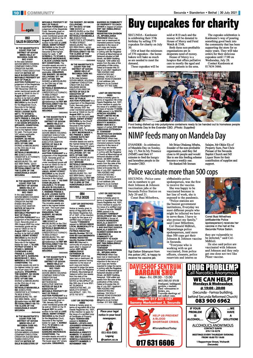 Ridge Times 30 July 2021 page 12