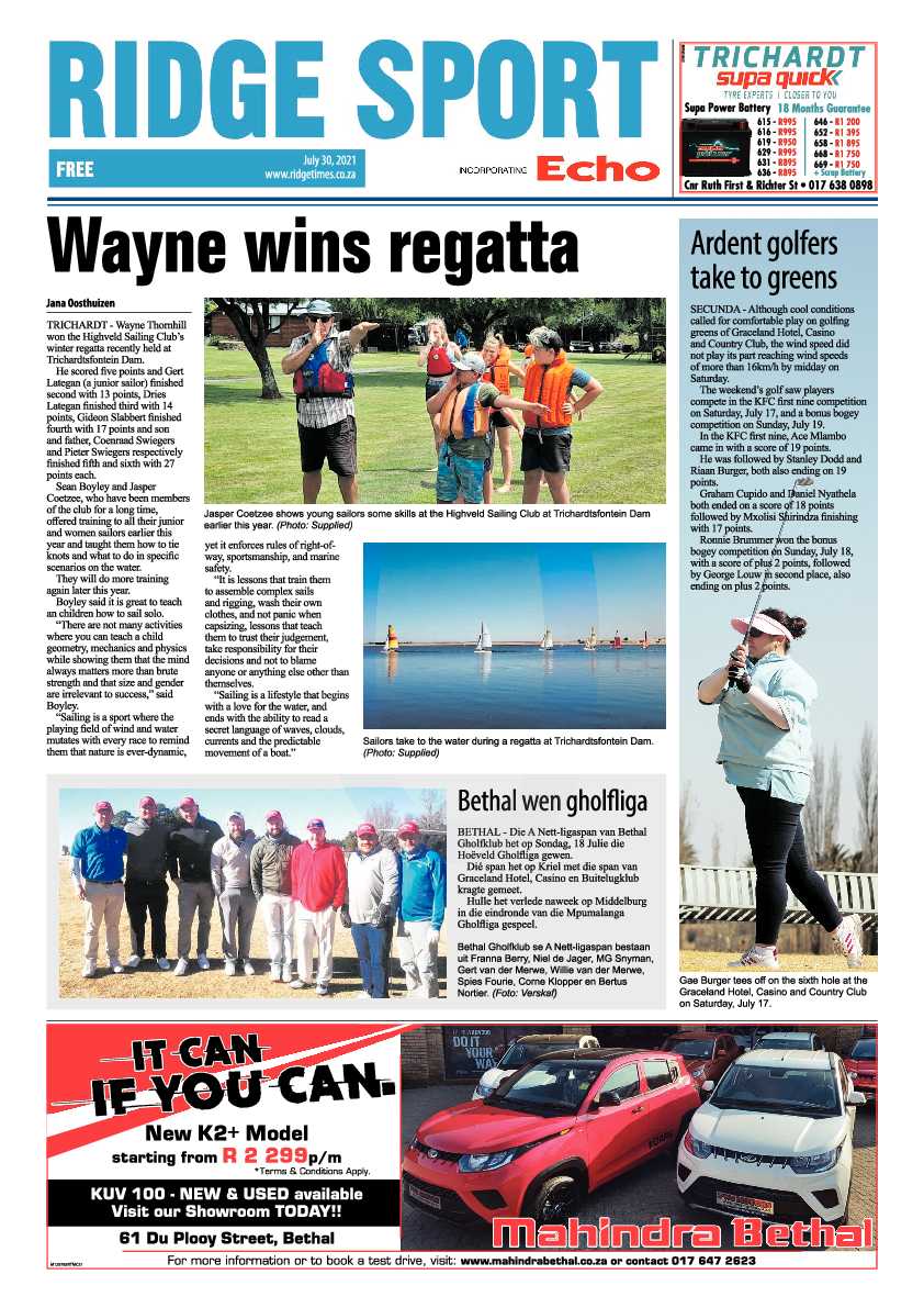 Ridge Times 30 July 2021 page 14