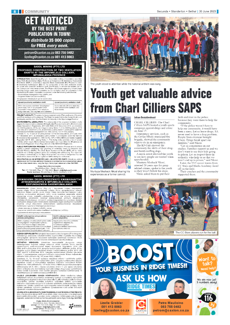 Ridge Times 30 June 2023 page 8