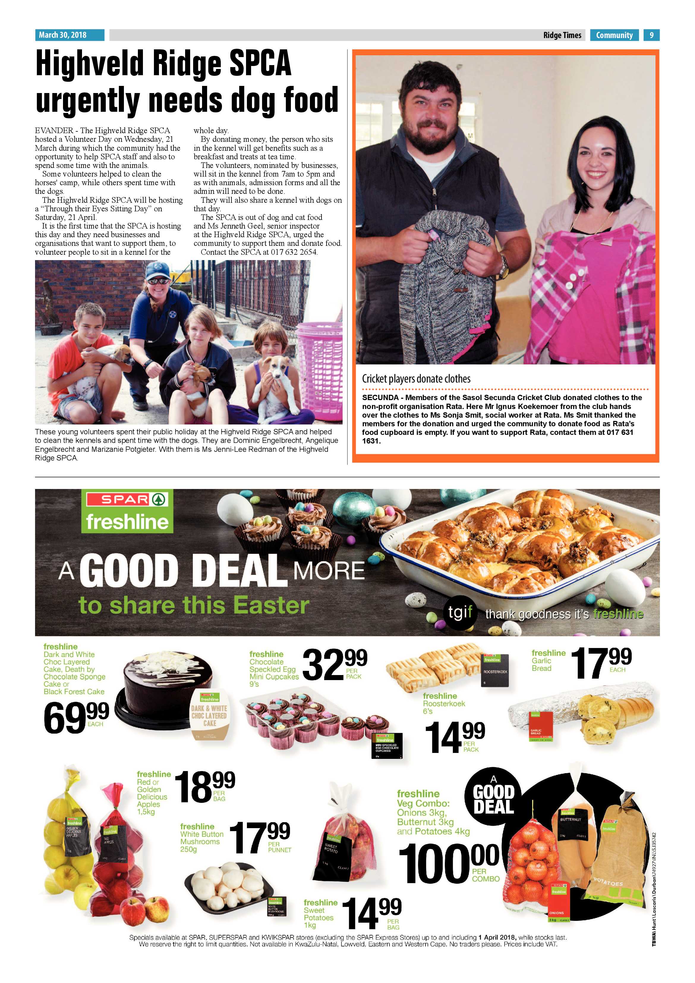 Ridge Times 30 March 2018 page 11