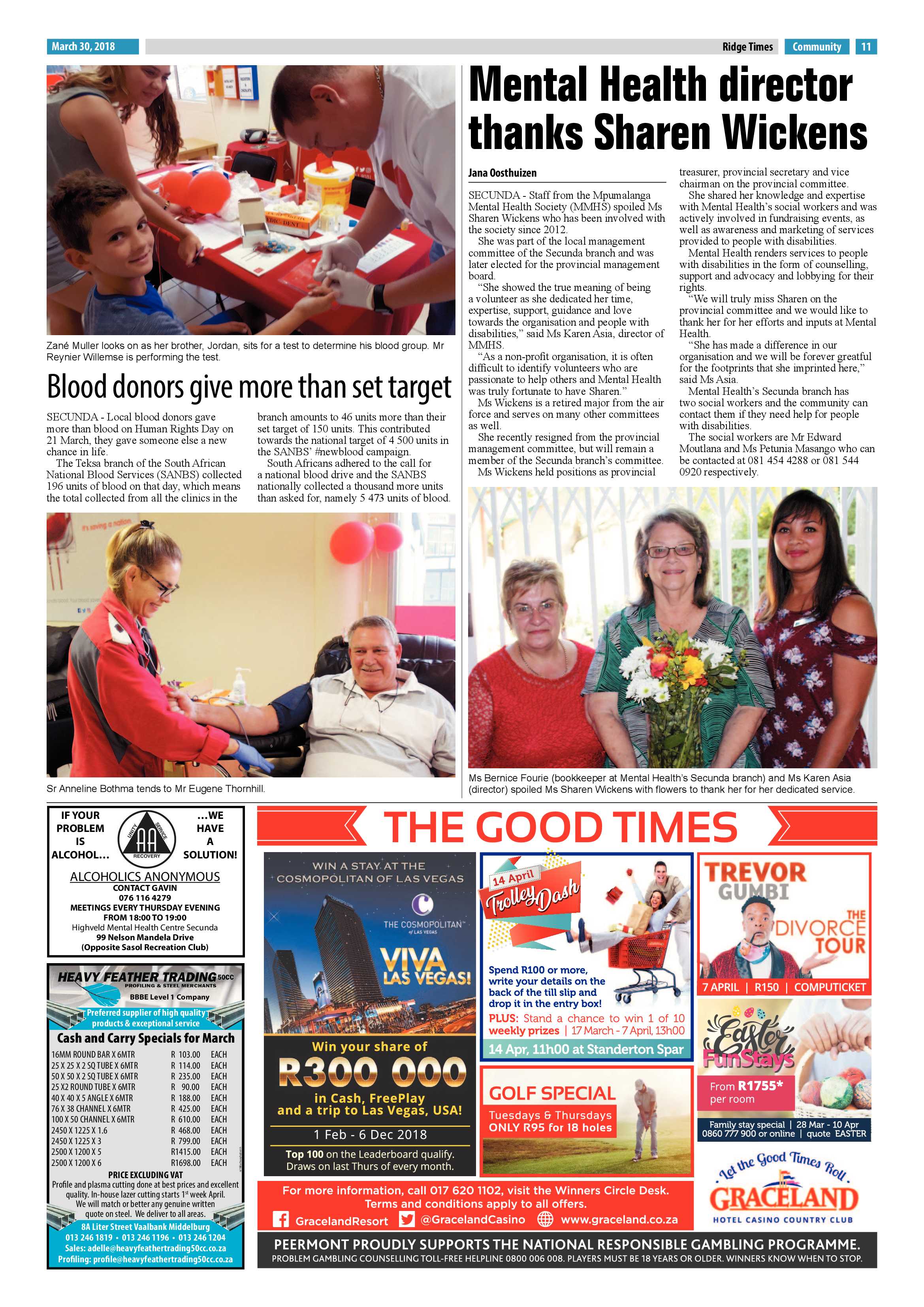 Ridge Times 30 March 2018 page 13