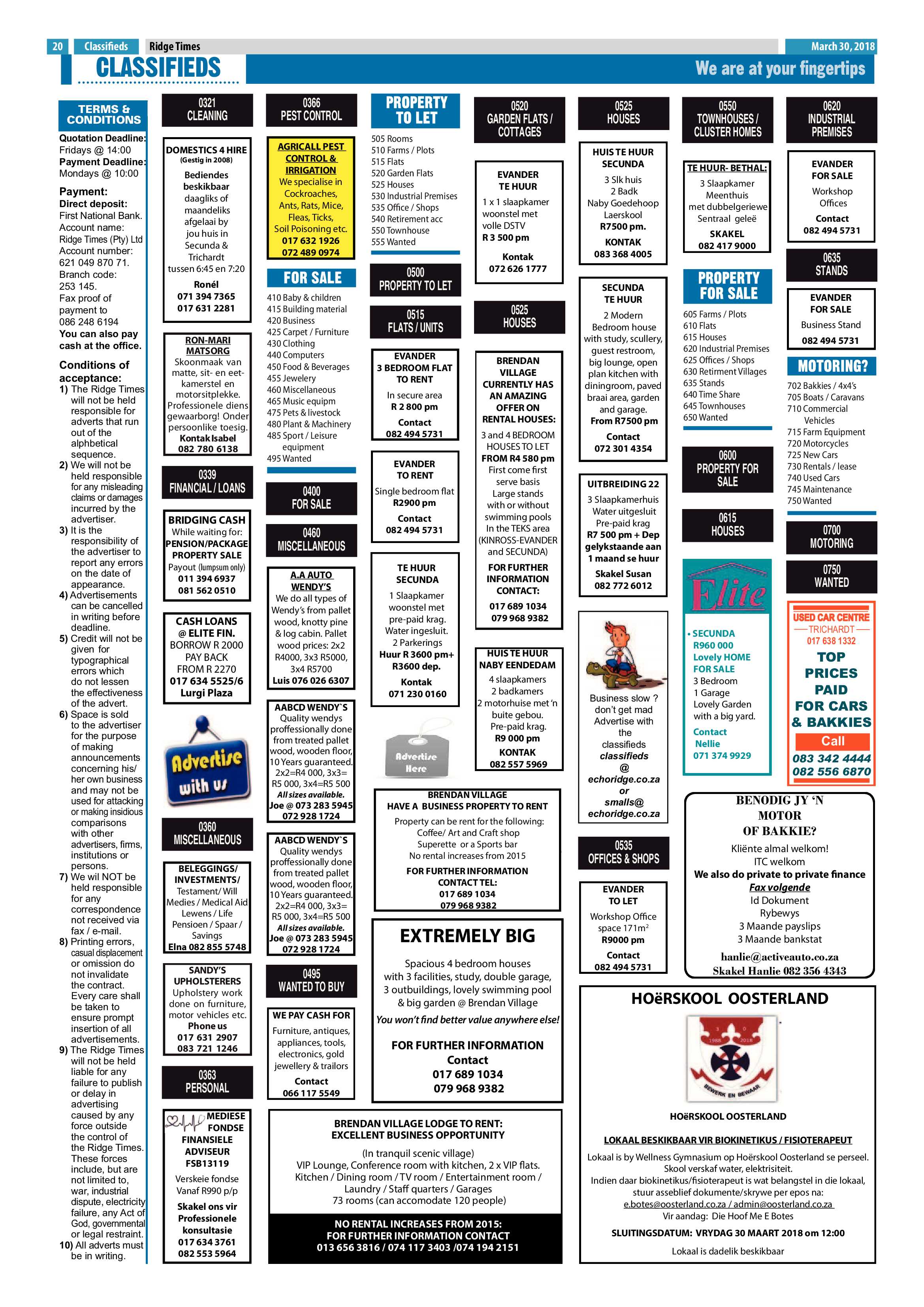 Ridge Times 30 March 2018 page 22