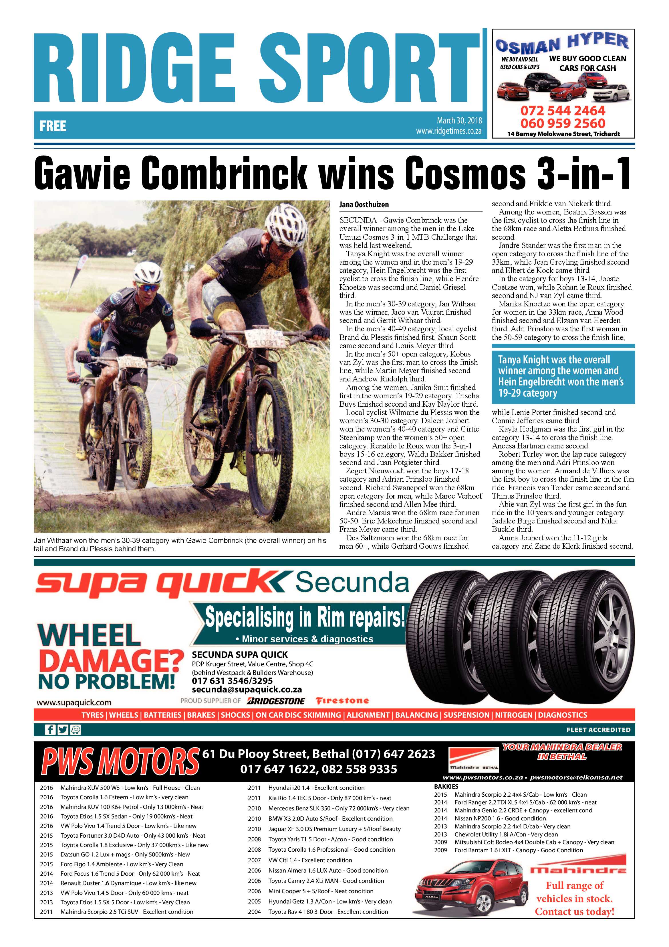 Ridge Times 30 March 2018 page 26