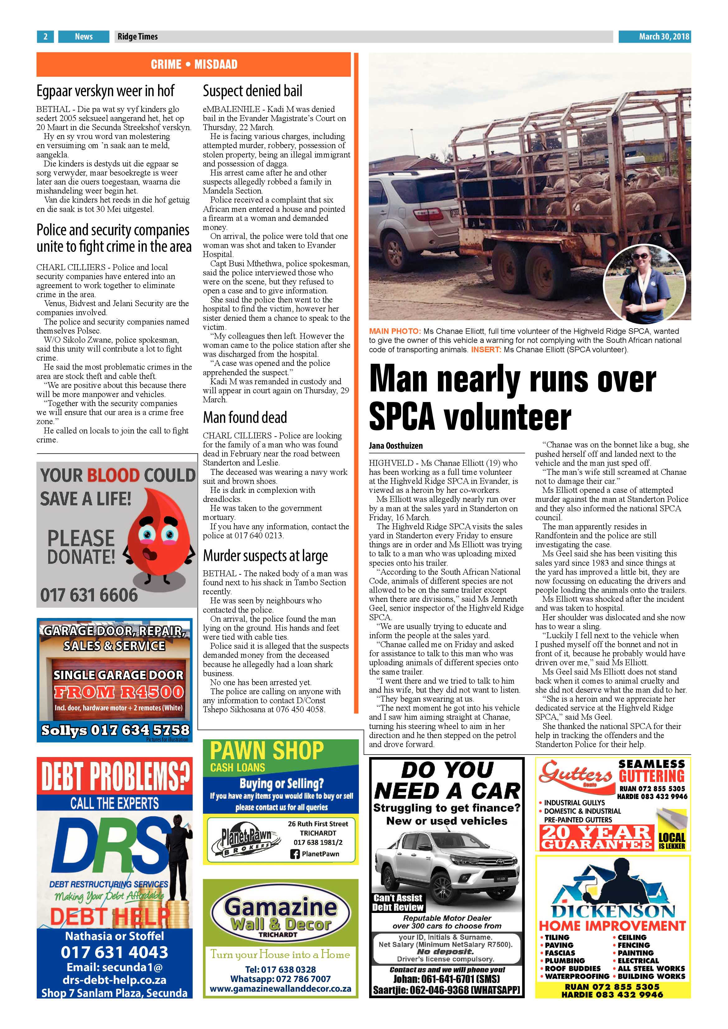 Ridge Times 30 March 2018 page 4