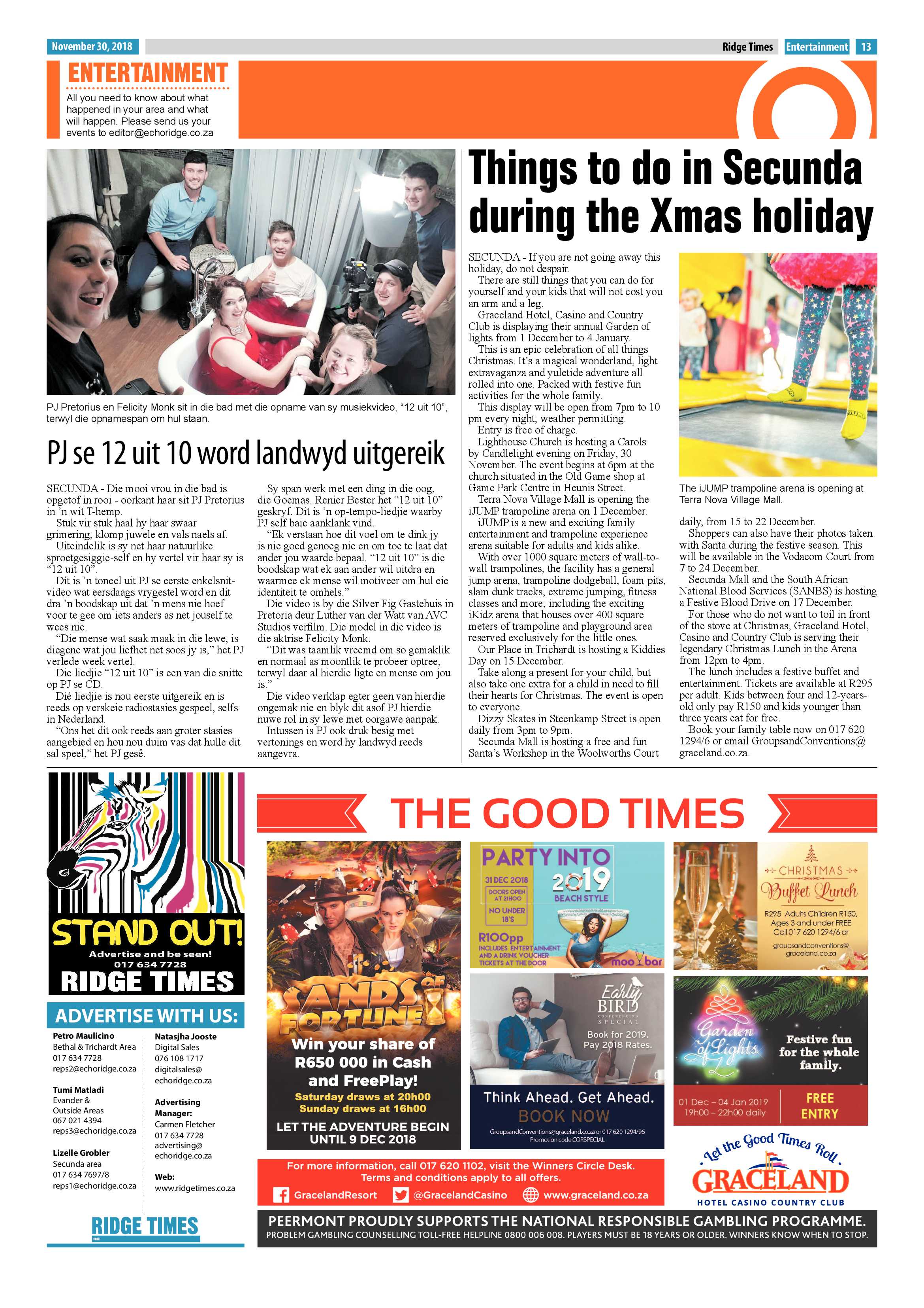 Ridge Times 30 November 2018 page 15