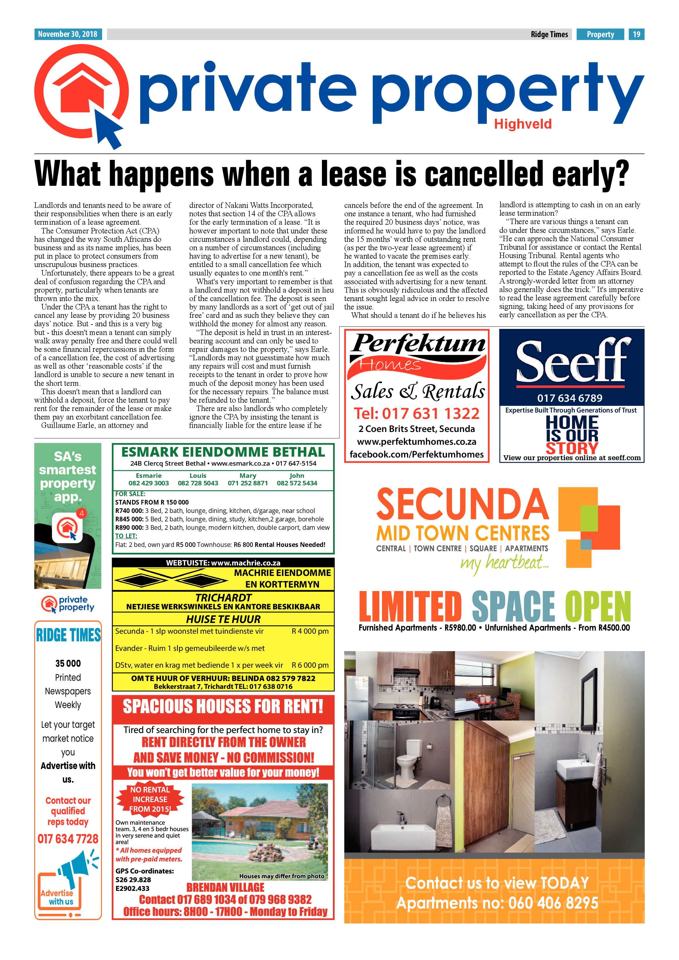 Ridge Times 30 November 2018 page 21