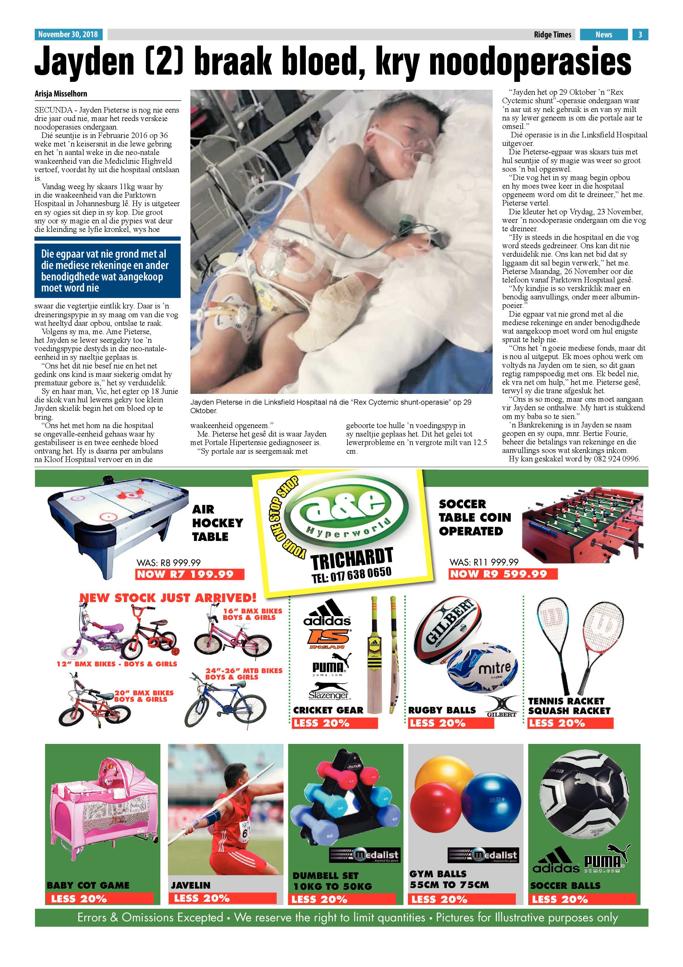 Ridge Times 30 November 2018 page 5
