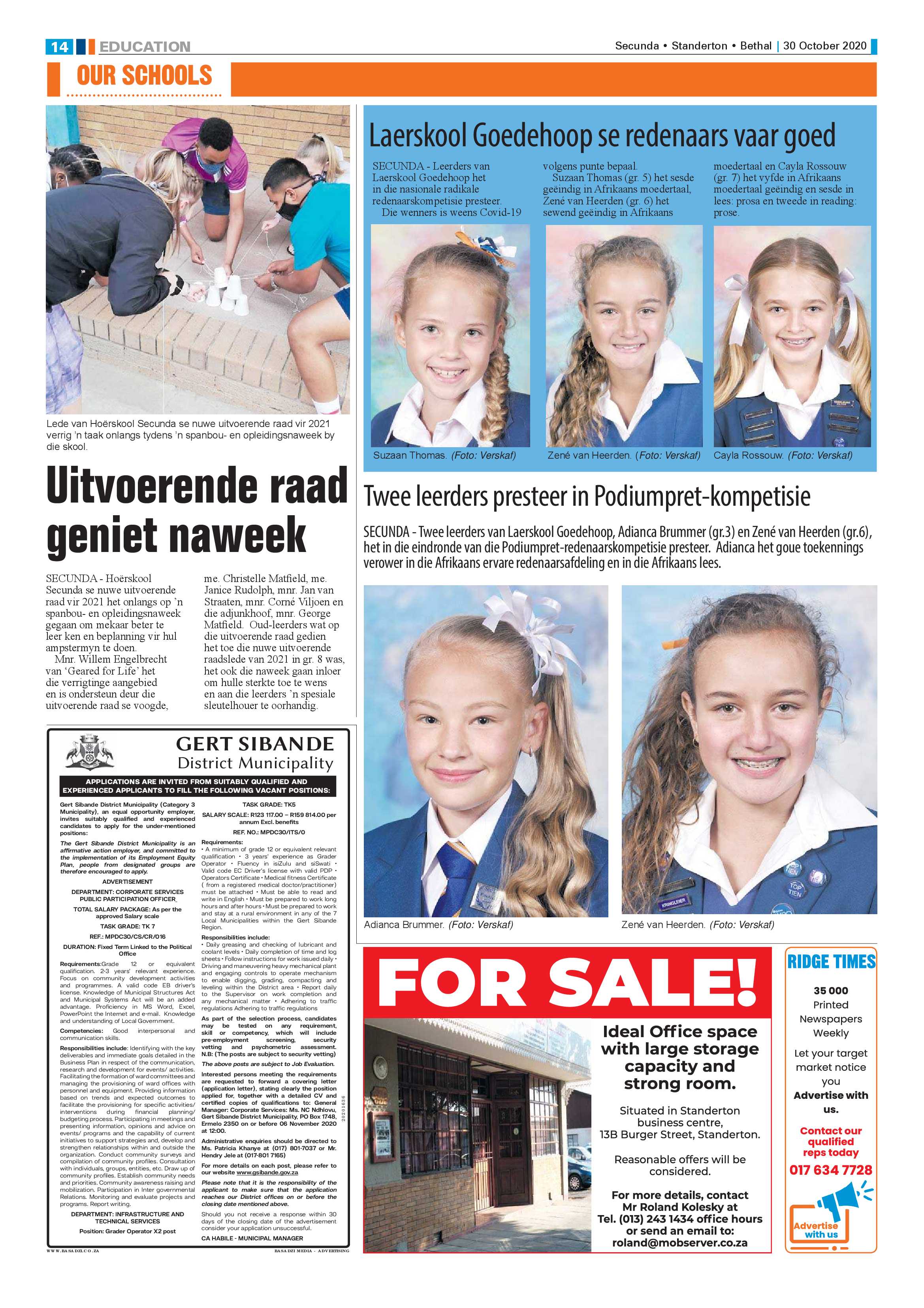 Ridge Times 30 October 2020 page 14