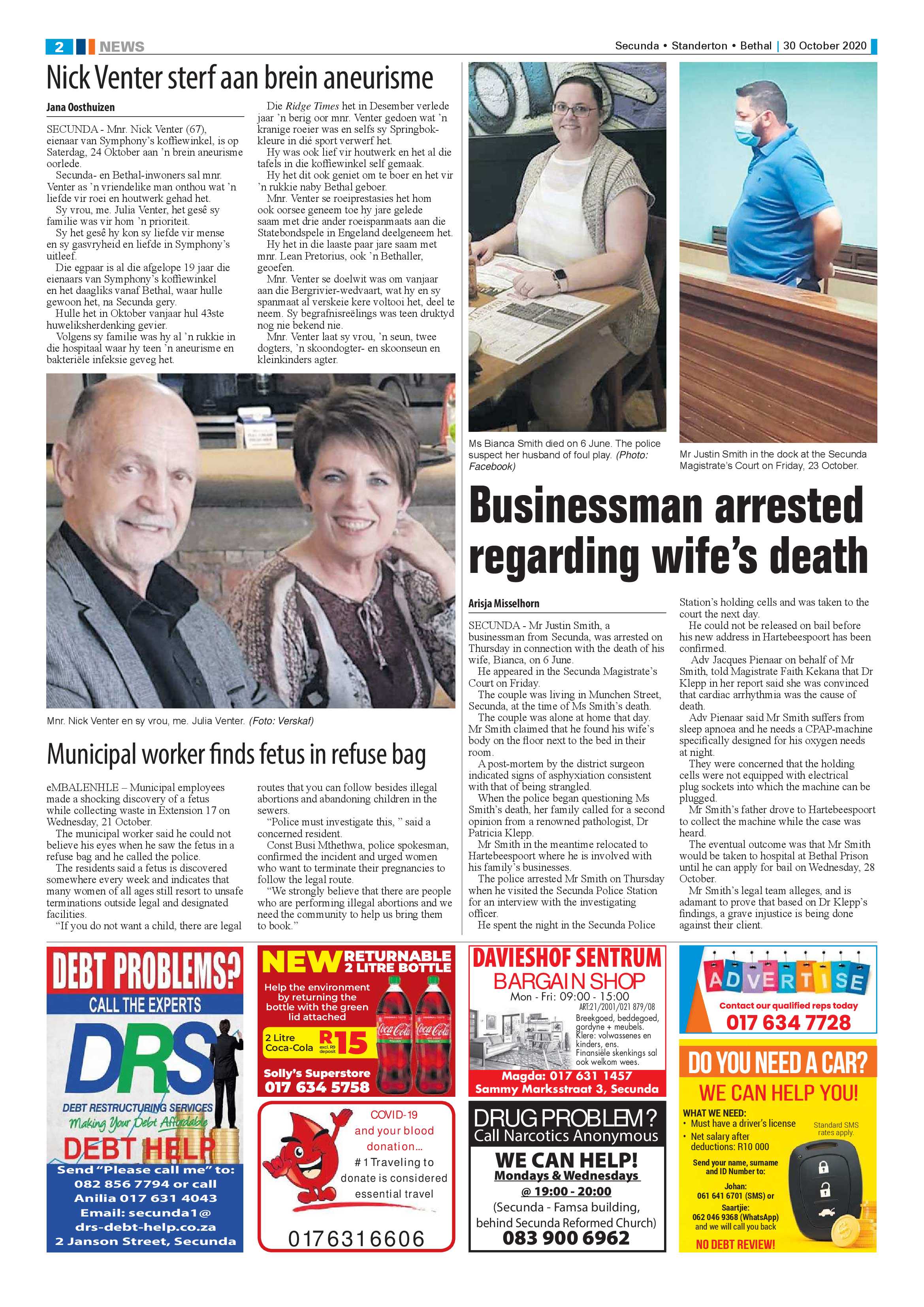 Ridge Times 30 October 2020 page 2