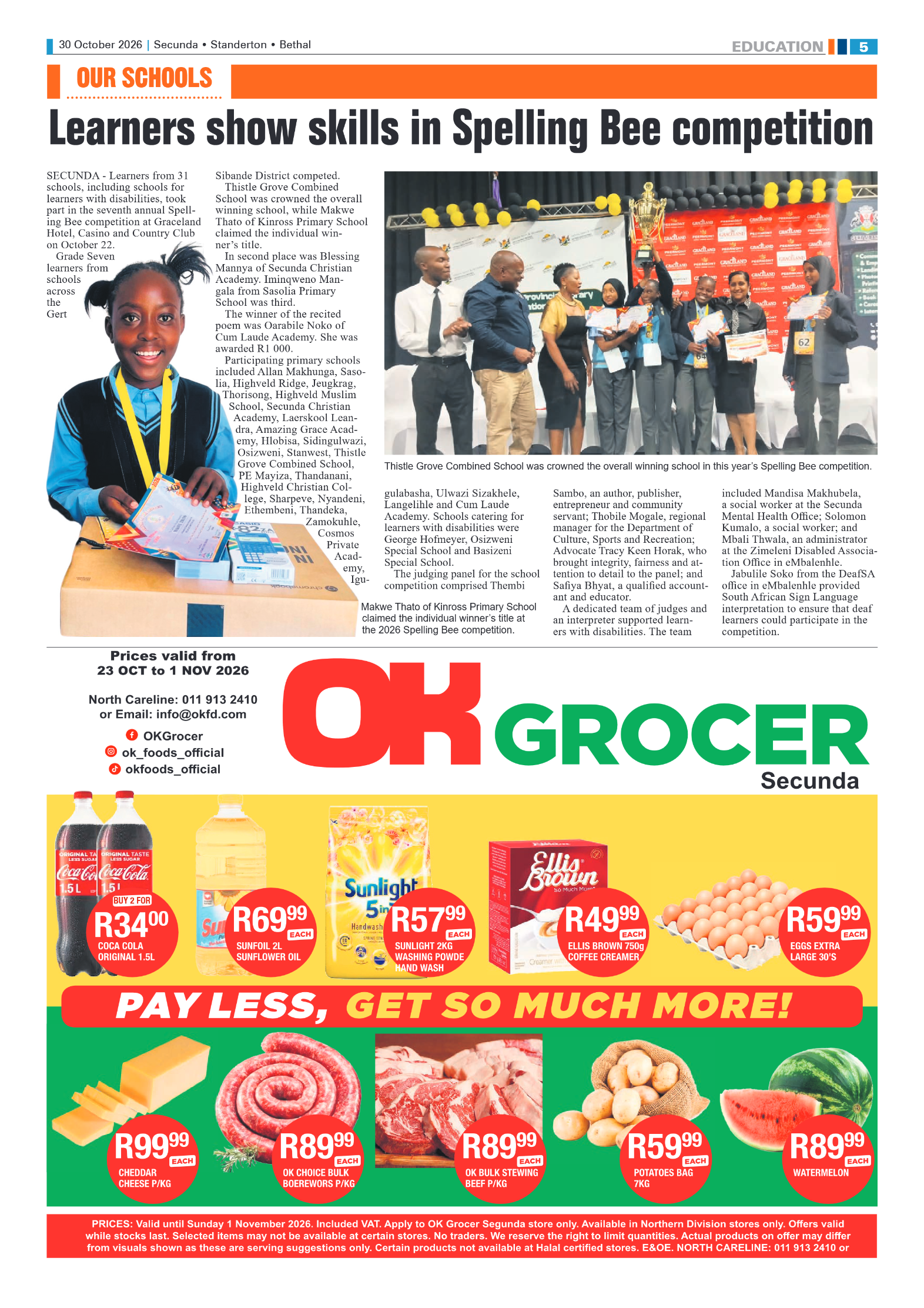 Ridge Times 30 October 2026 page 5