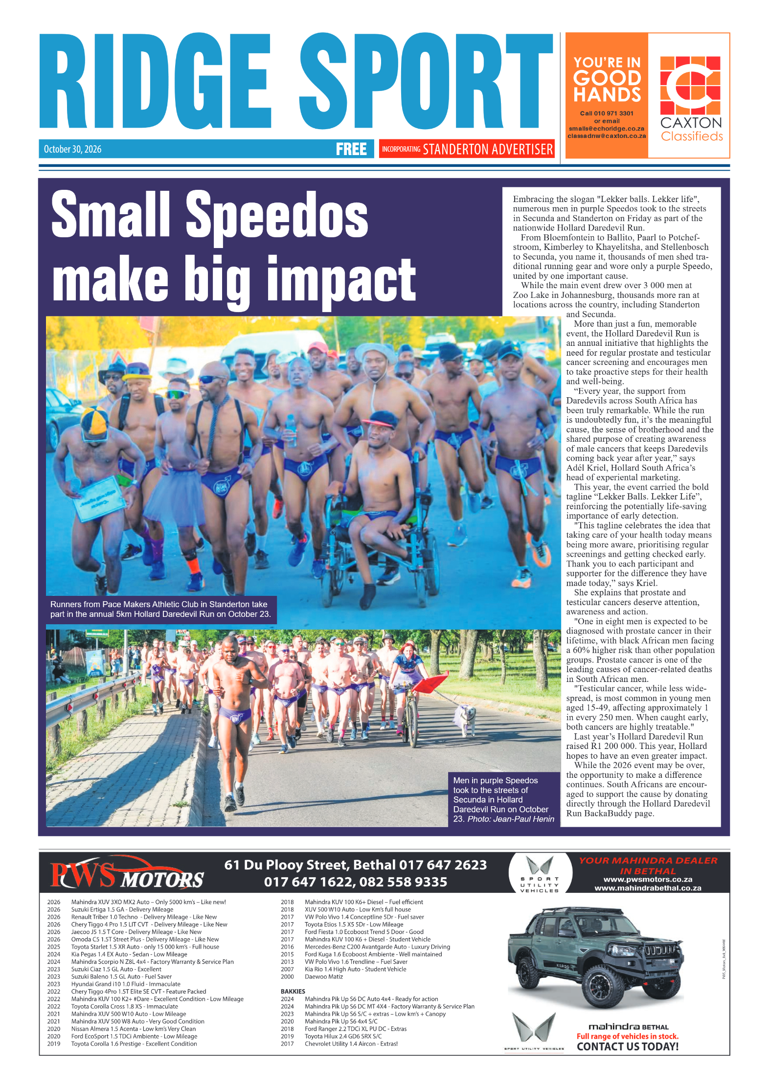Ridge Times 30 October 2026 page 8
