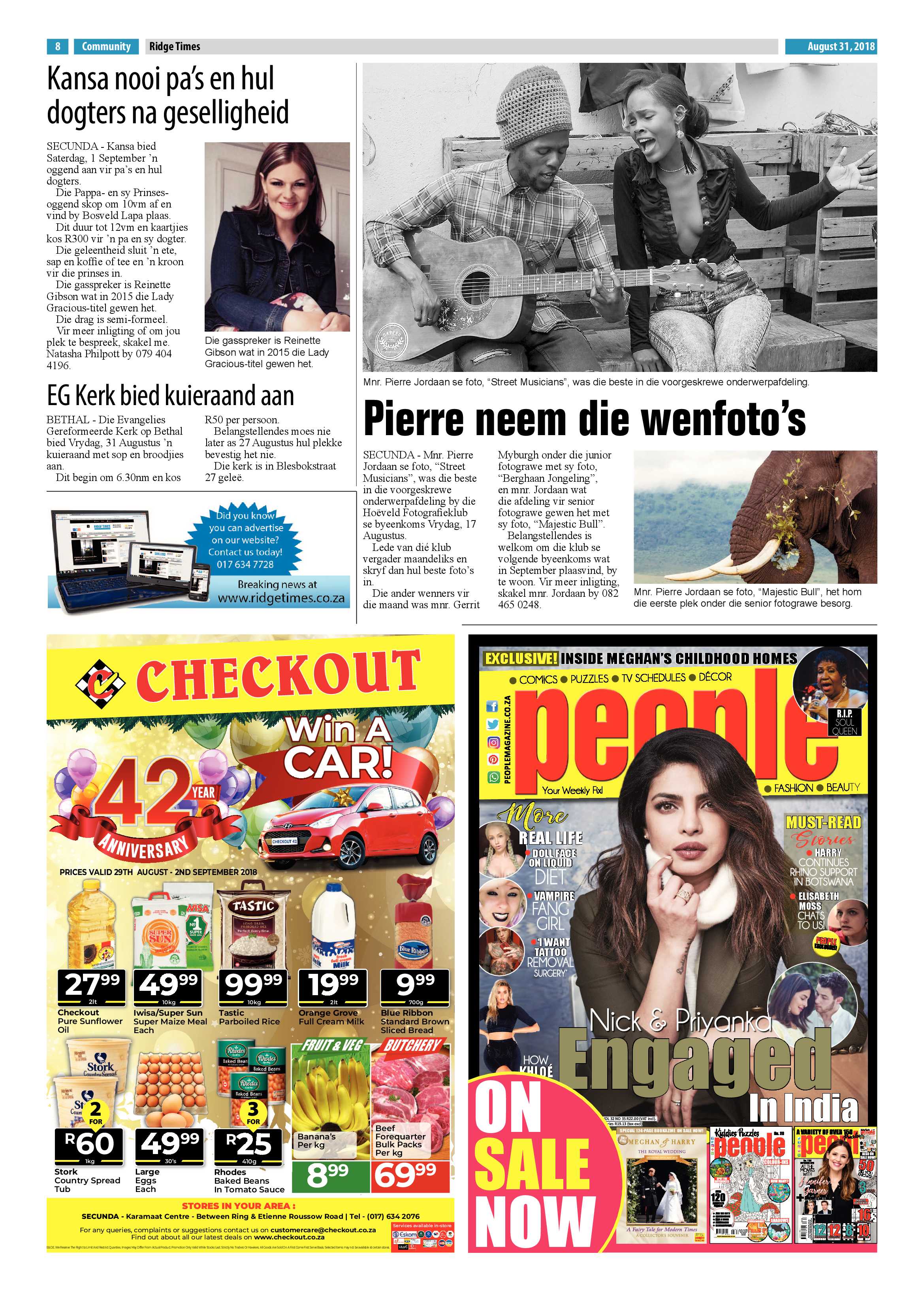 Ridge Times 31 August 2018 page 8