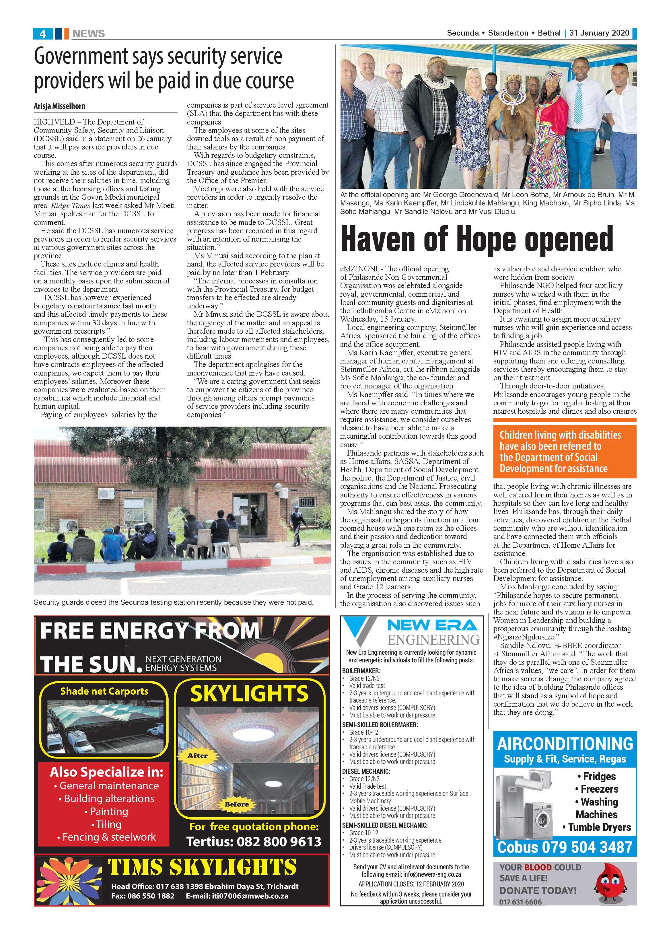 Ridge Times 31 January 2020 page 4