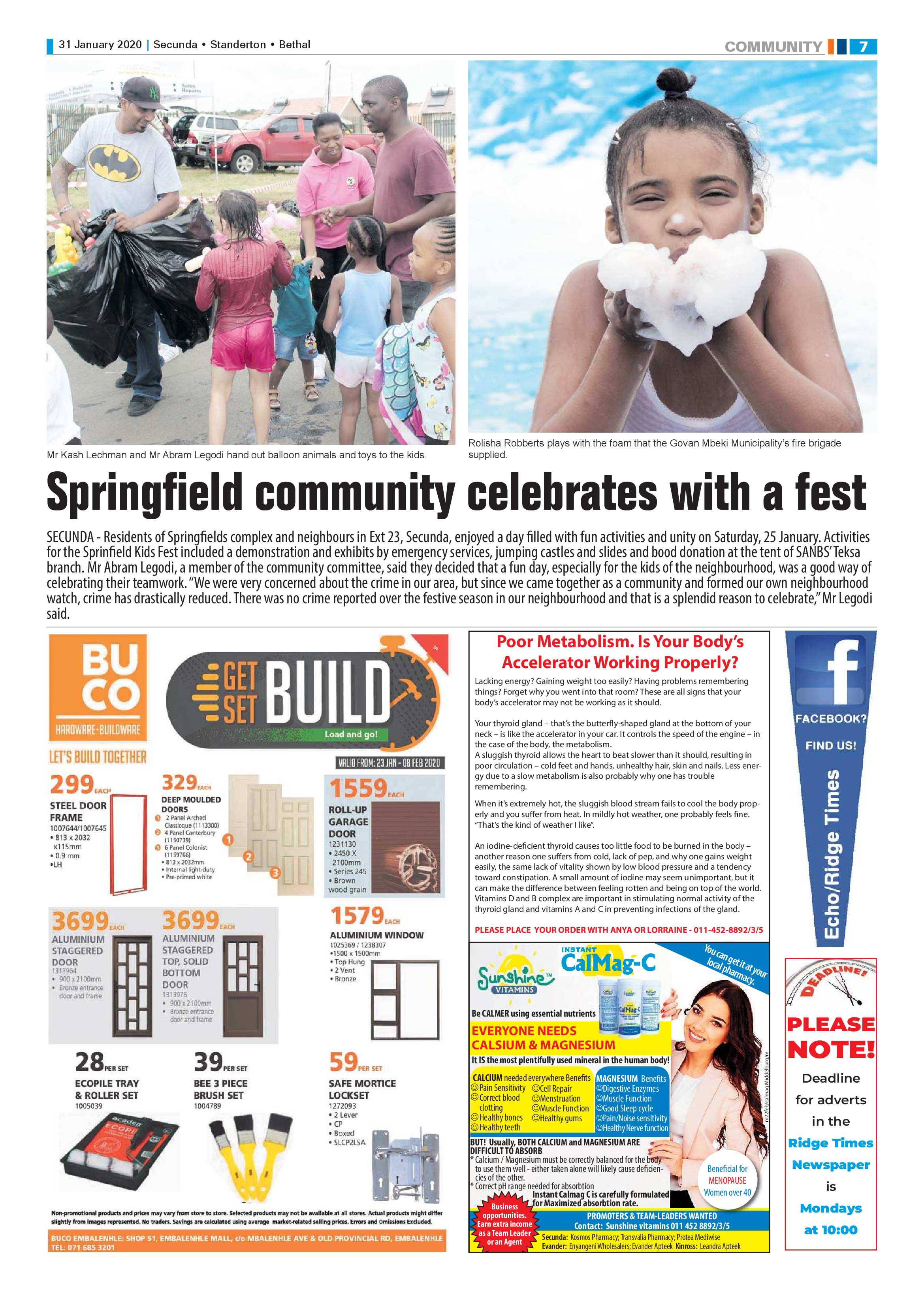 Ridge Times 31 January 2020 page 7