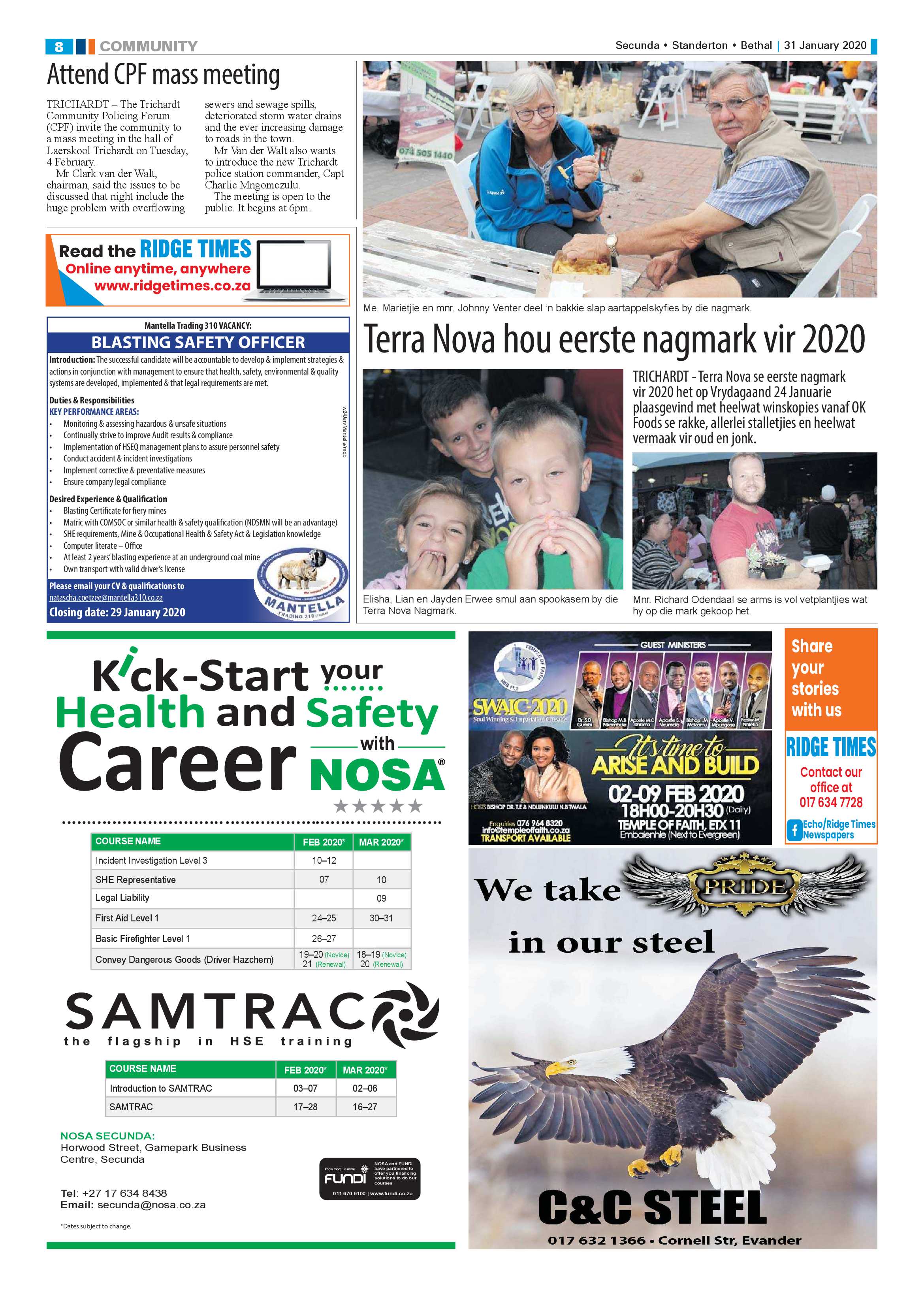 Ridge Times 31 January 2020 page 8