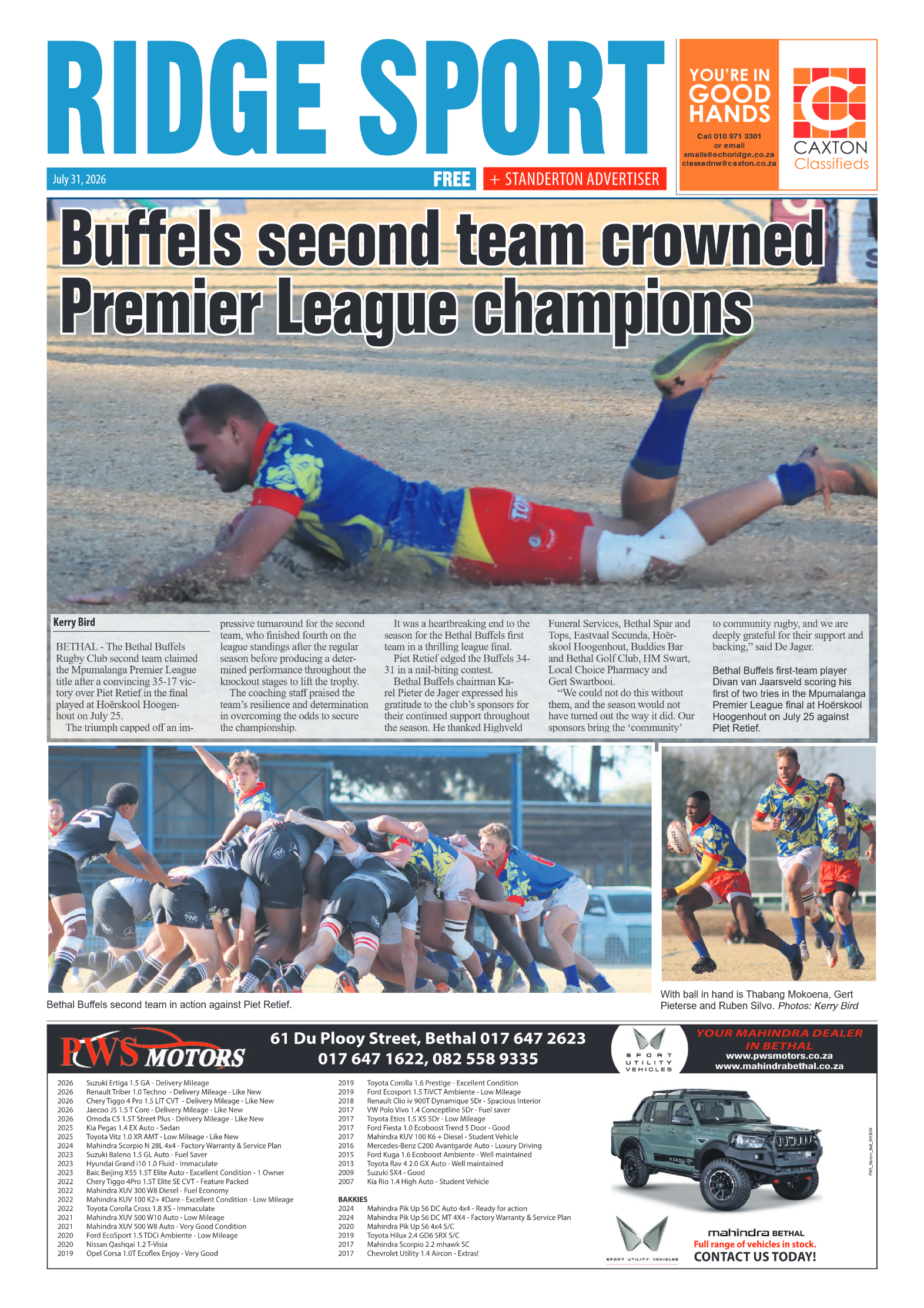 Ridge Times 31 July 2026 page 8