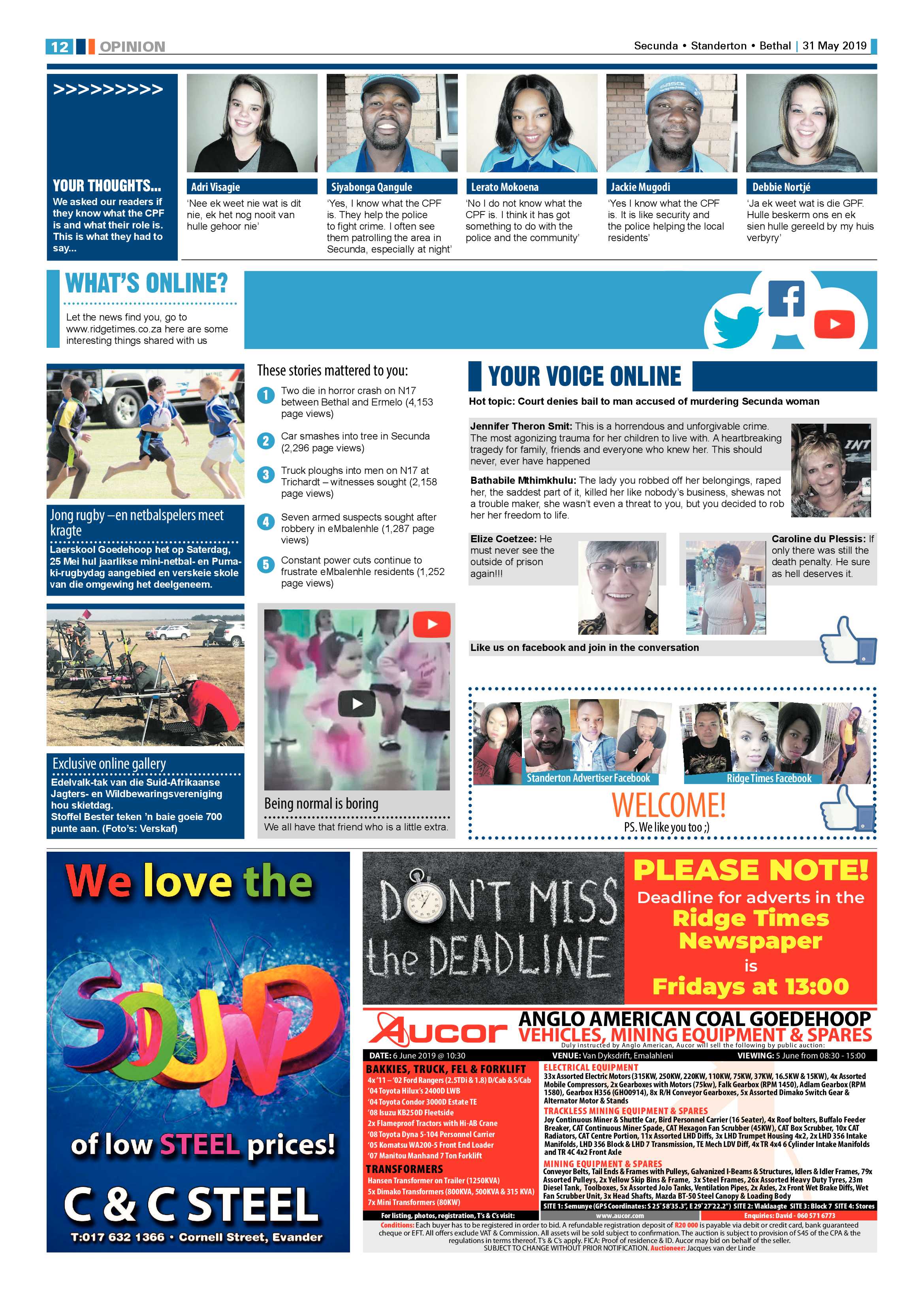 Ridge Times 31 May 2019 page 14