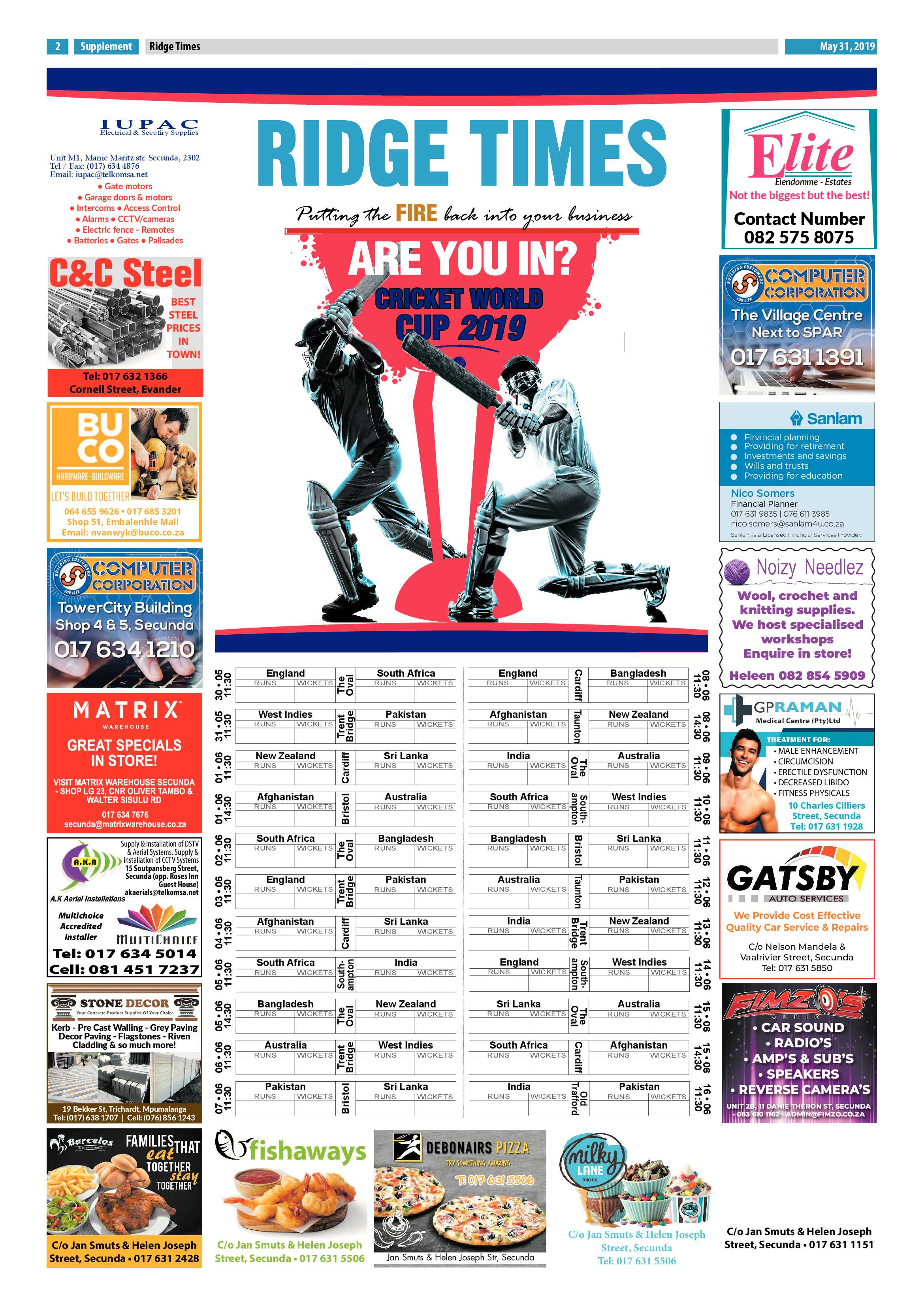 Ridge Times 31 May 2019 page 2