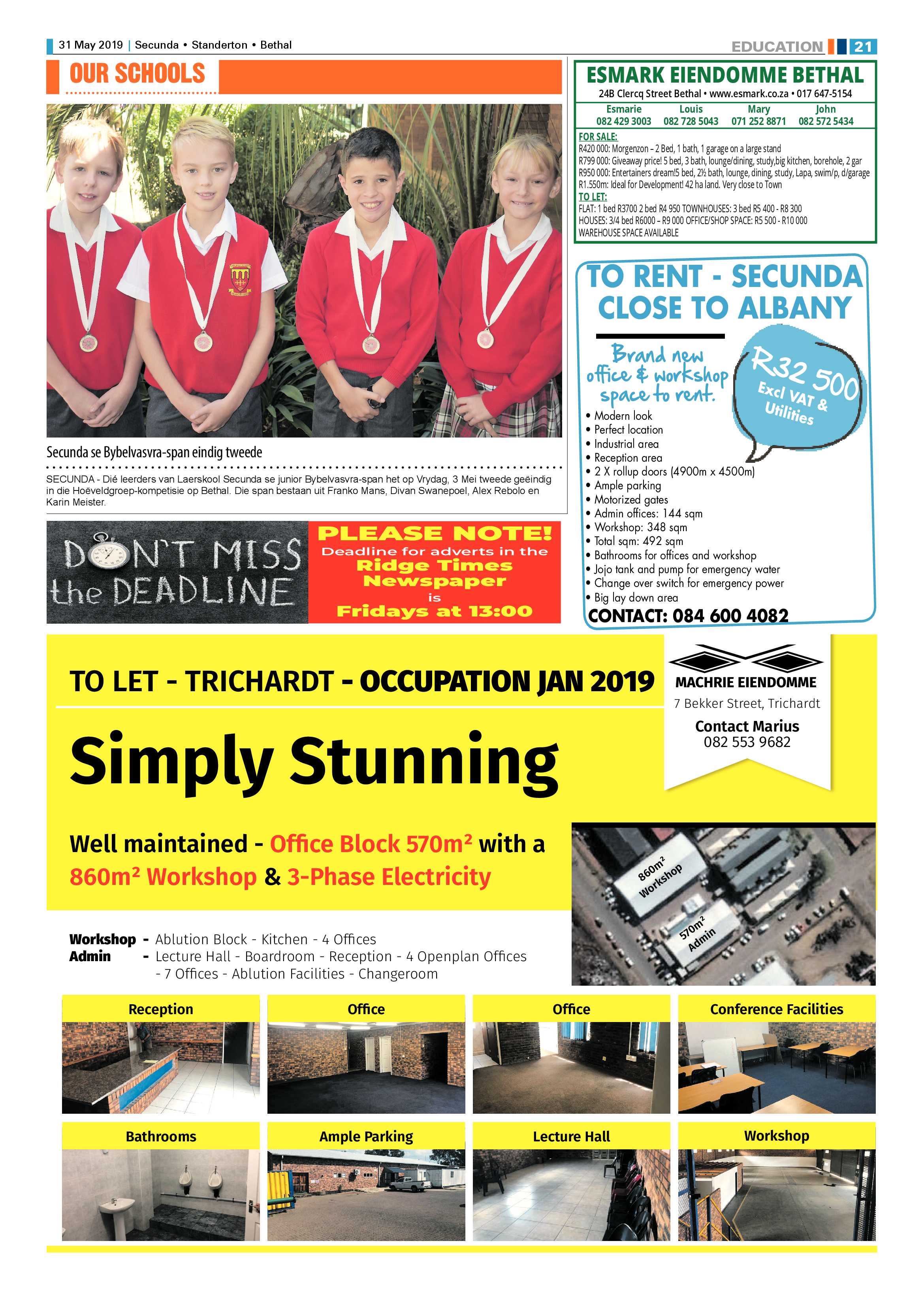 Ridge Times 31 May 2019 page 23