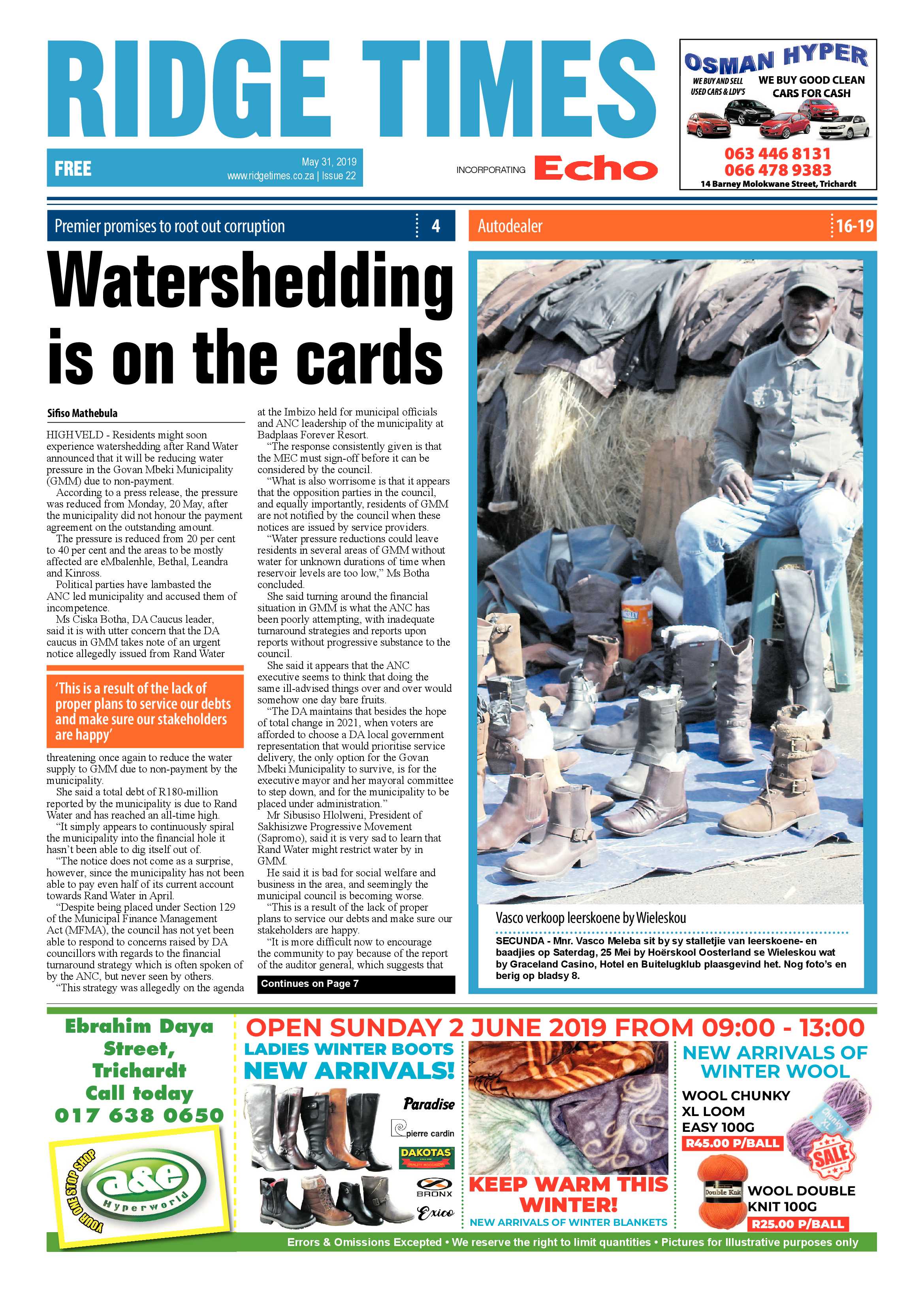 Ridge Times 31 May 2019 page 3