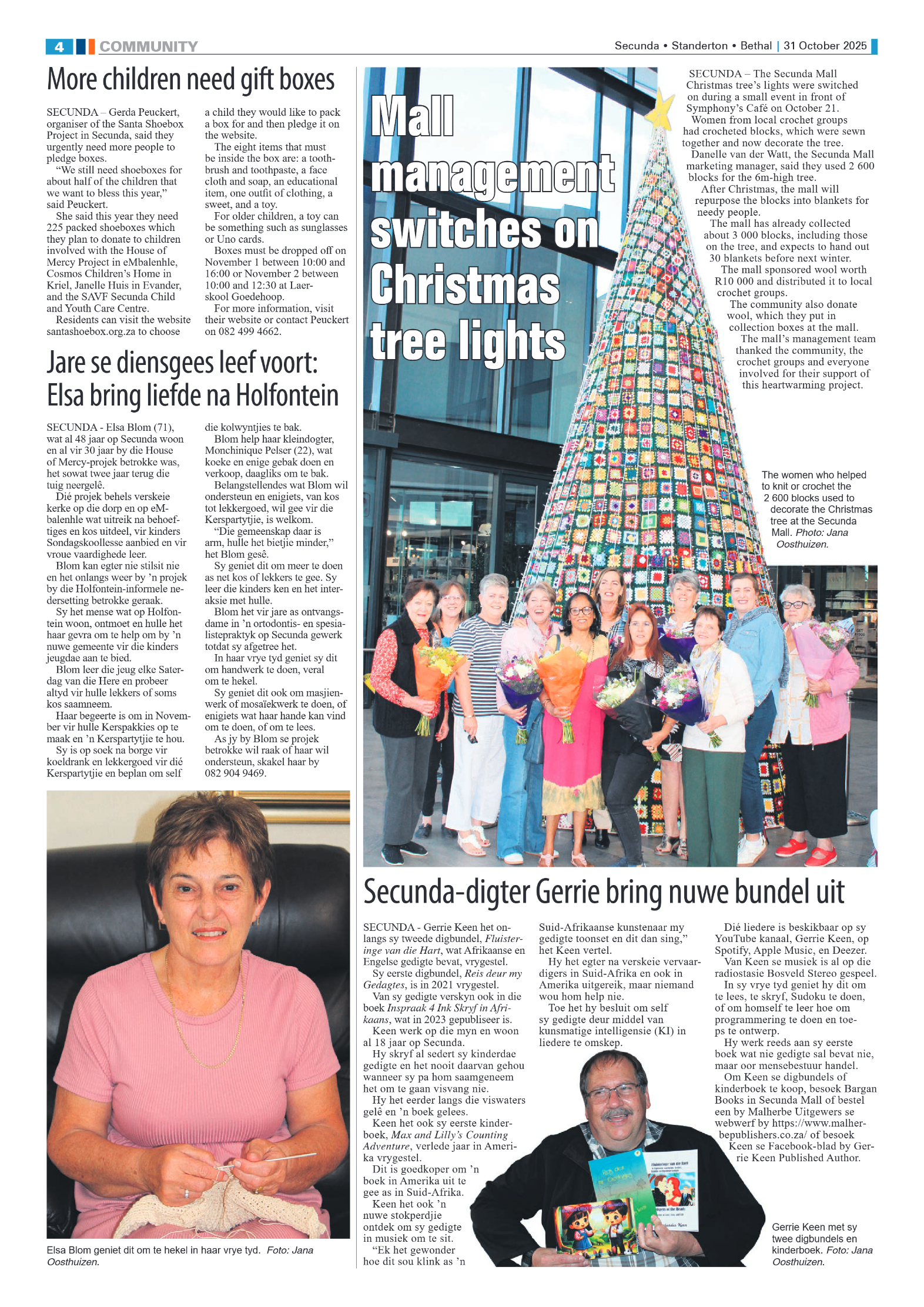Ridge Times 31 October 2025 page 4