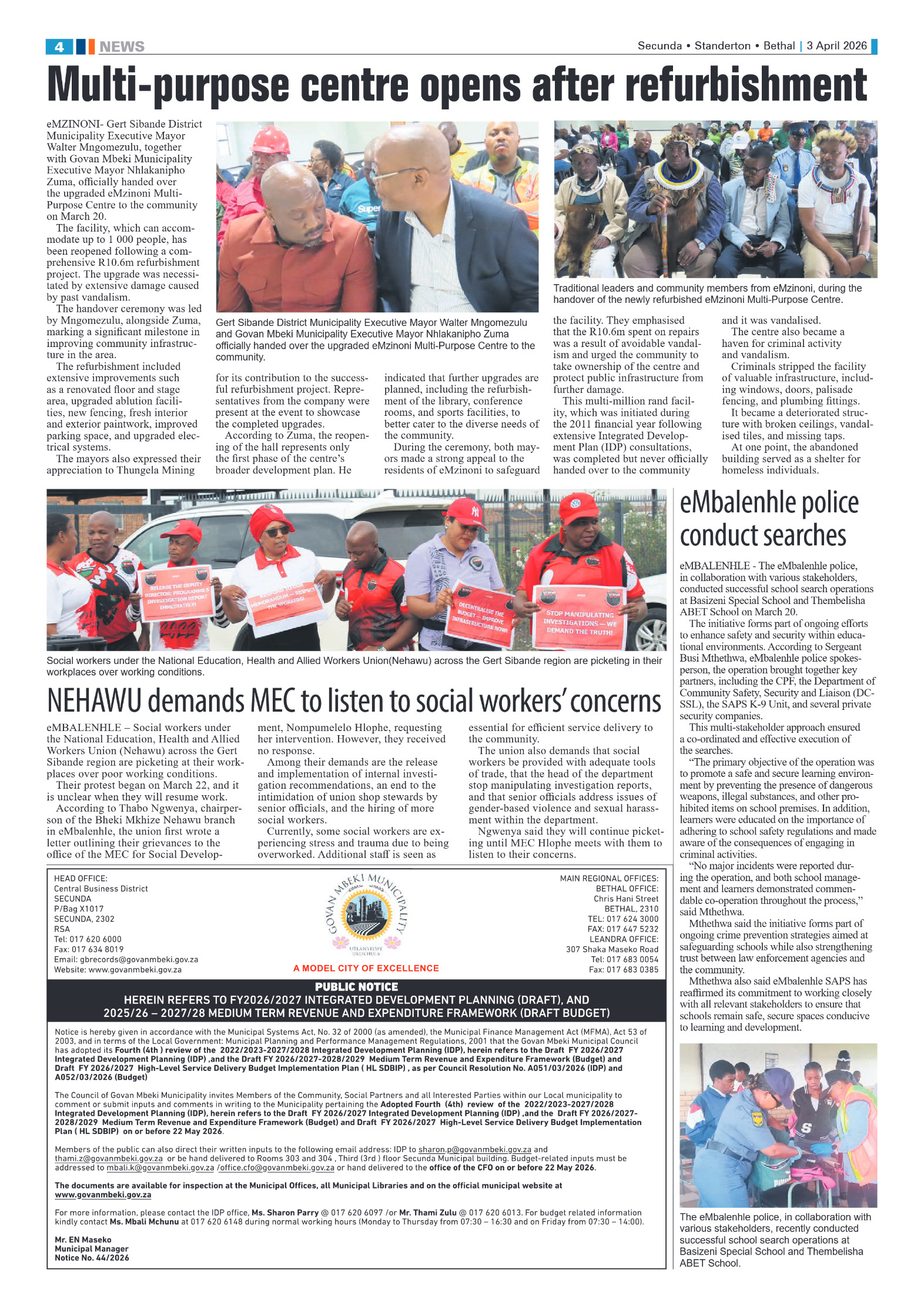 Ridge Times 3 April 2026 page 4