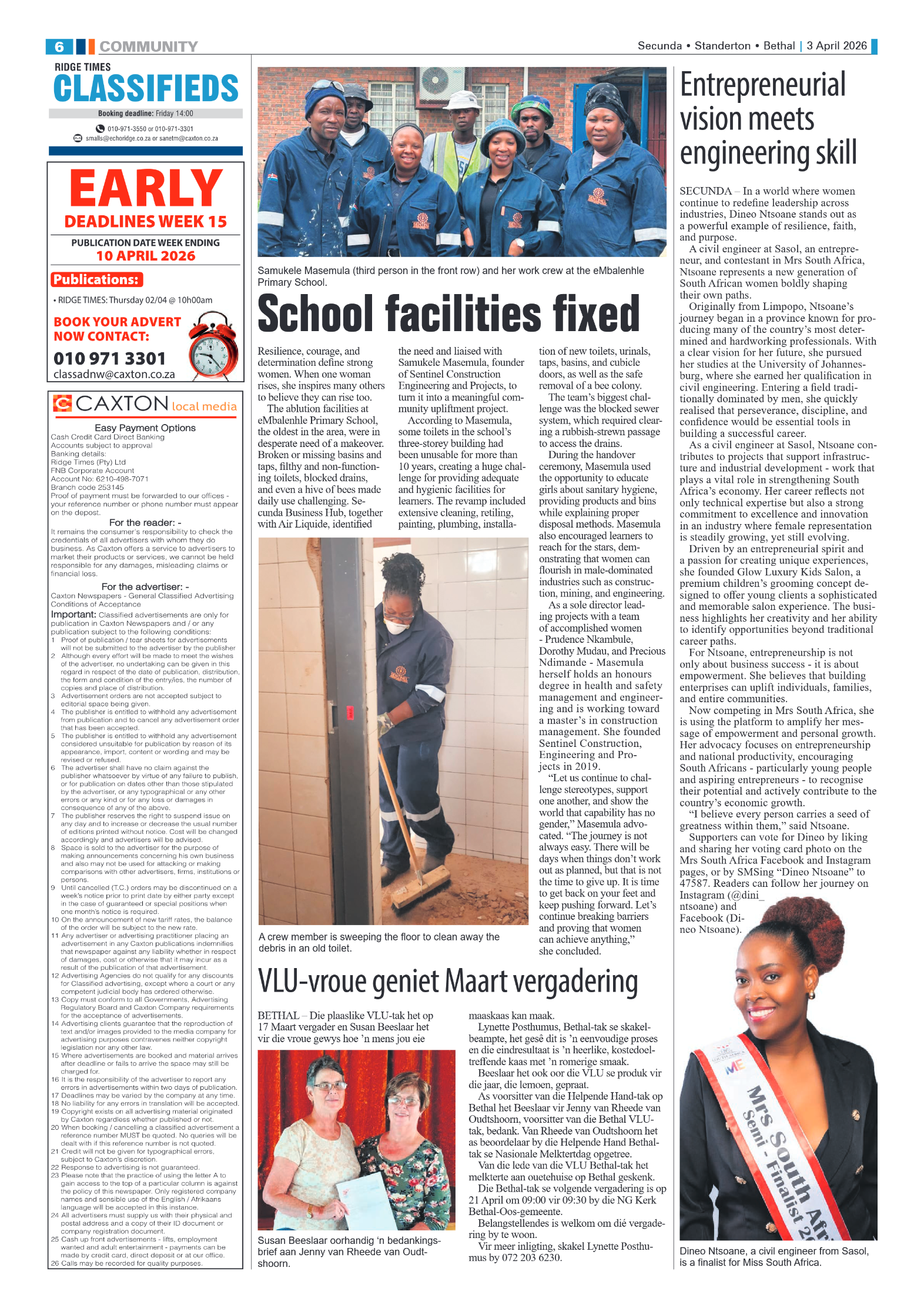 Ridge Times 3 April 2026 page 6