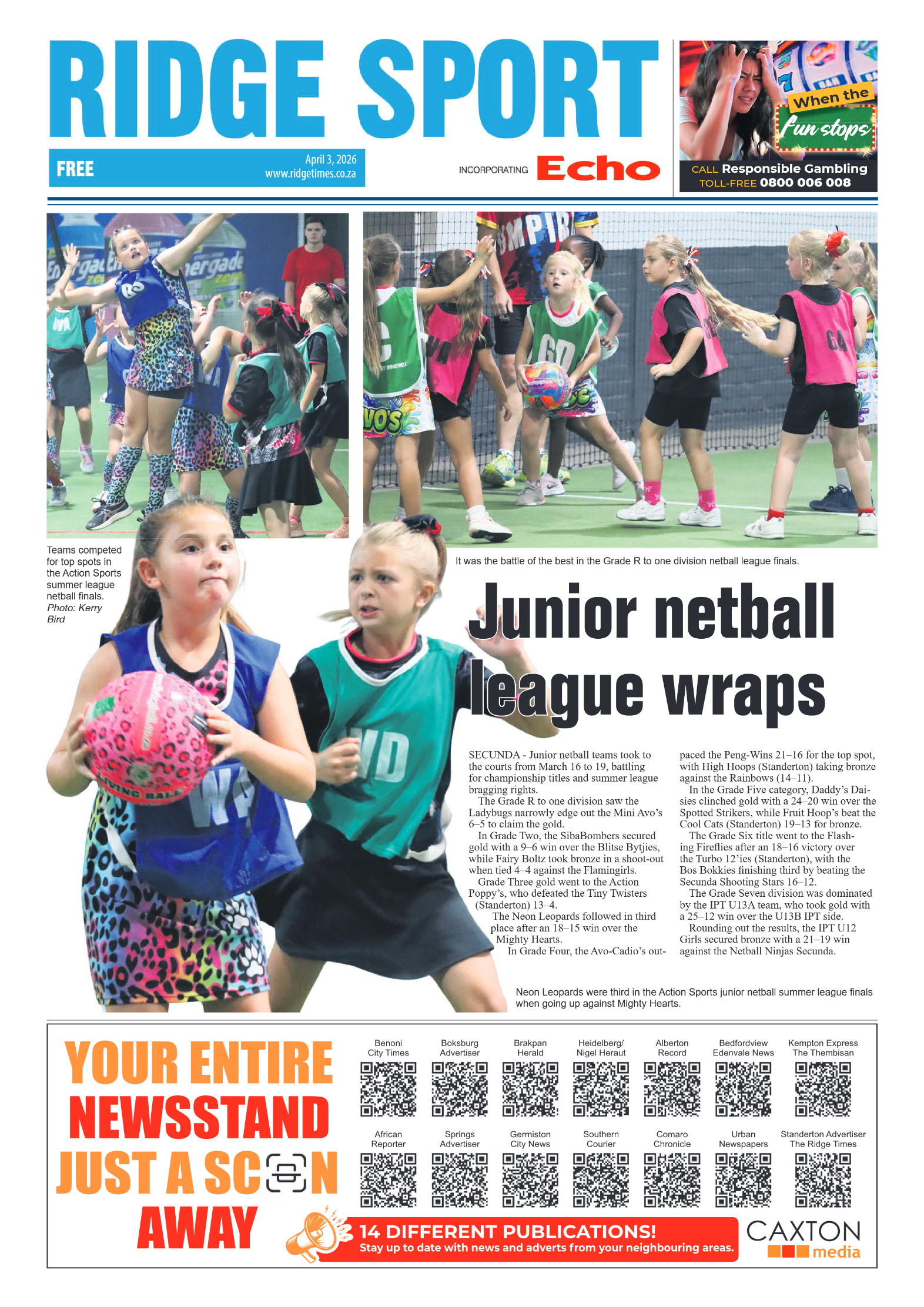 Ridge Times 3 April 2026 page 8