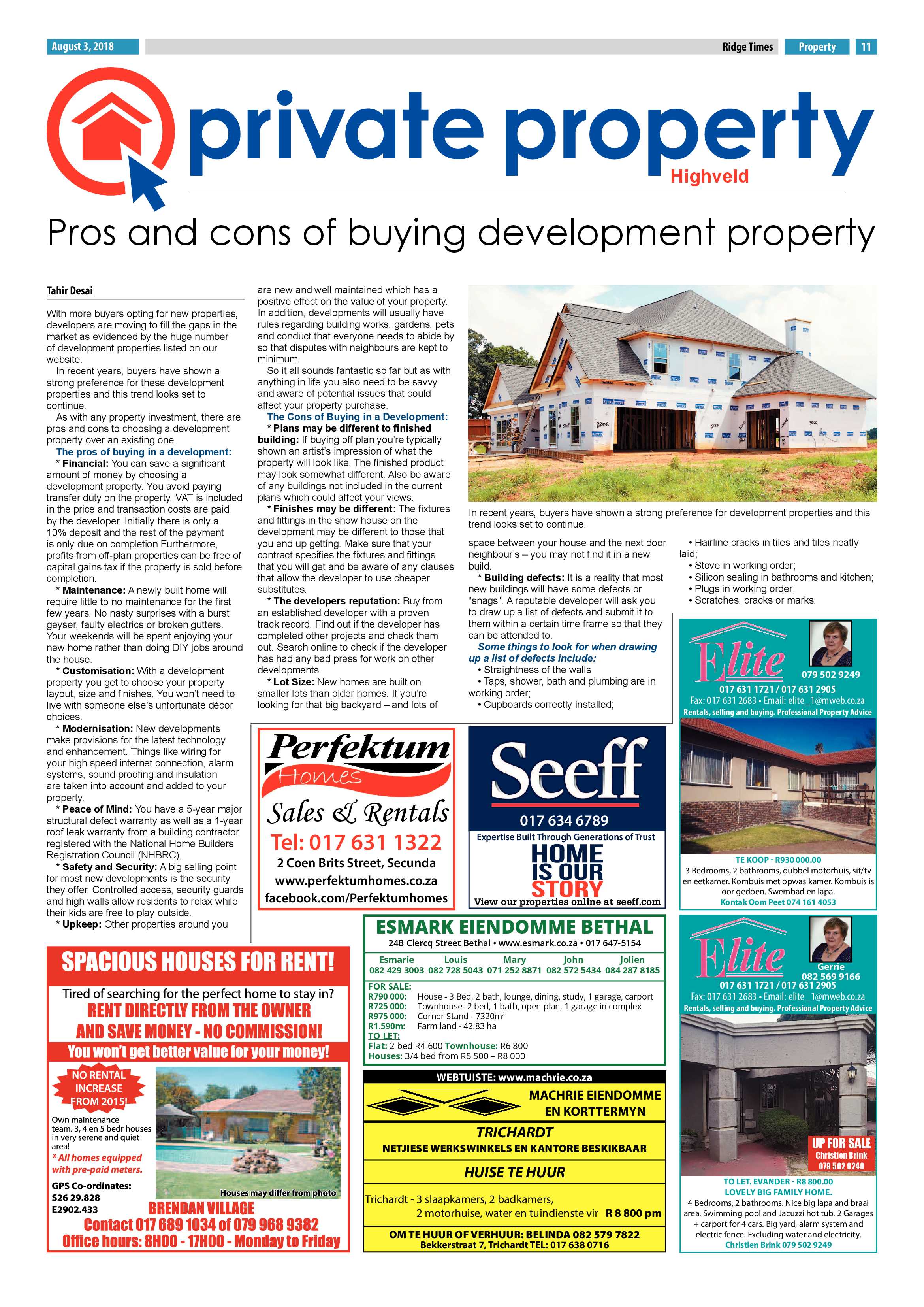 Ridge Times 3 August 2018 page 11