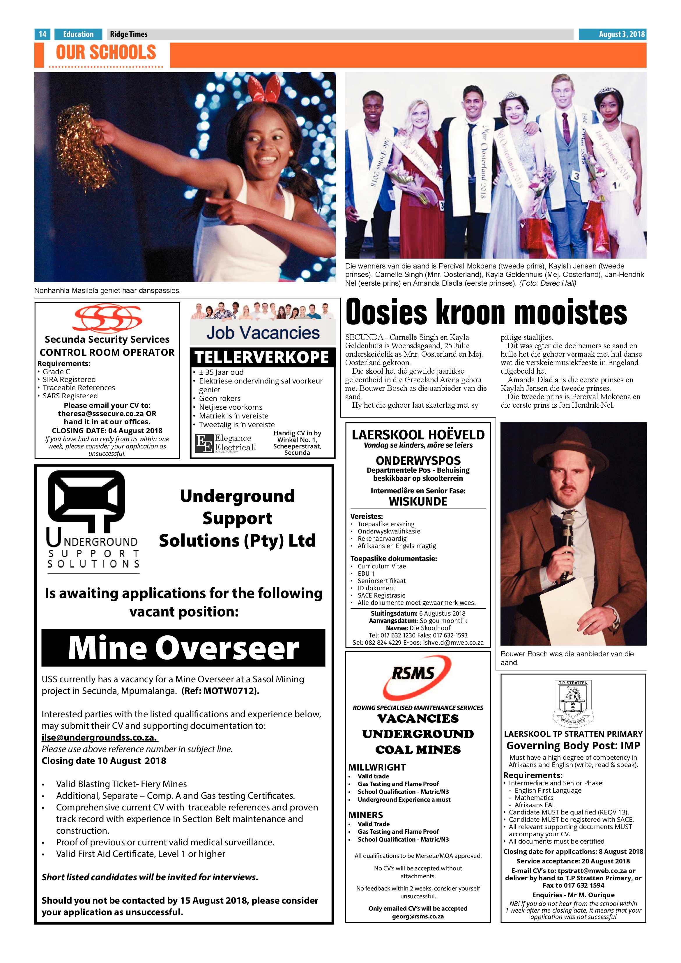 Ridge Times 3 August 2018 page 14